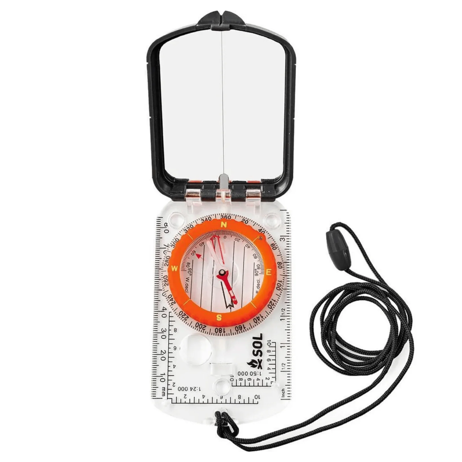 Adventure Medical SOL® Sighting Compass With Mirror - Assorted - OS - Image 2