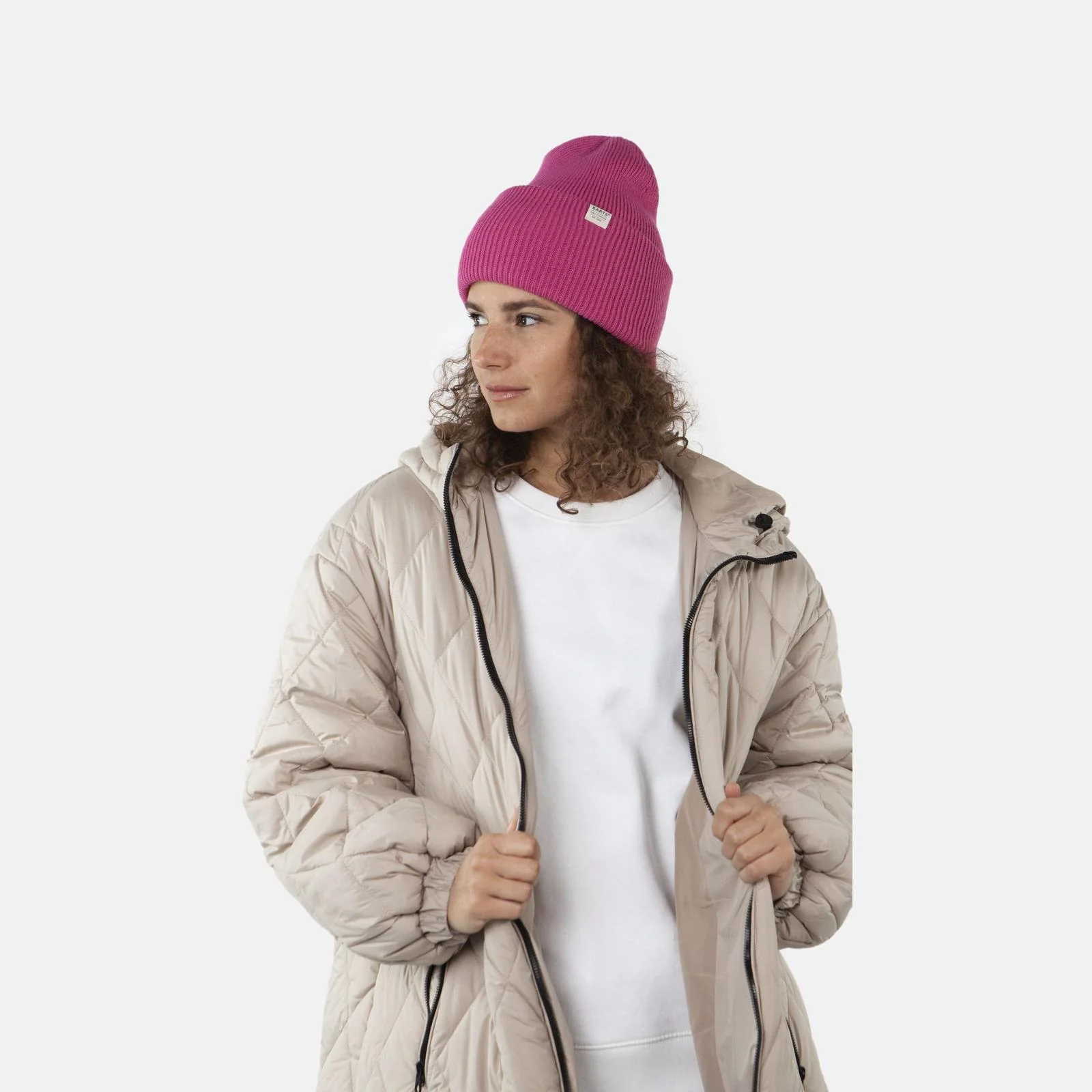 Barts Haveno High Cuffed Ribbed Knit Stretchy Beanie Hat - Image 31