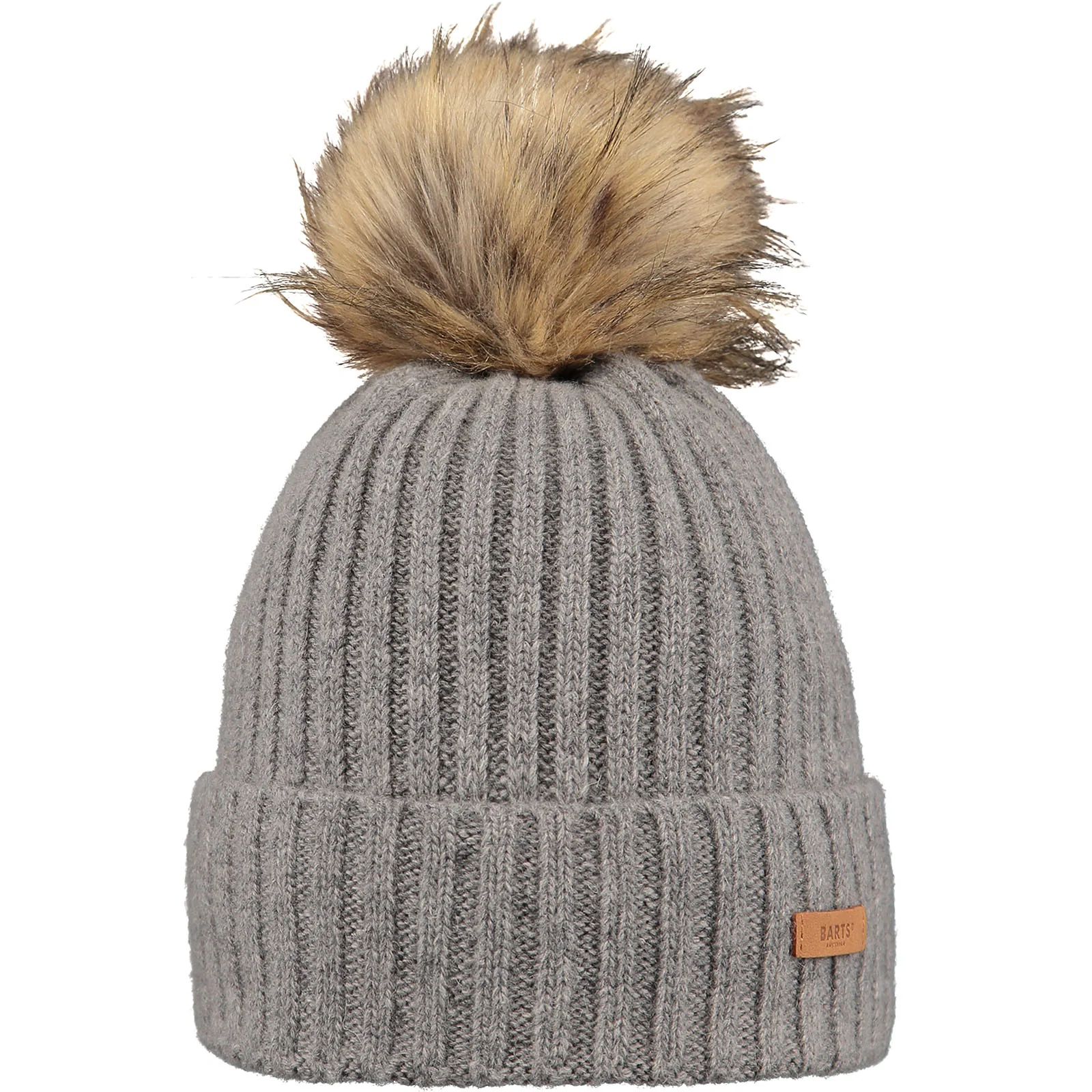 Barts Womens Augusti Faux Fur Pom Pom Bobble Hat - Image 3