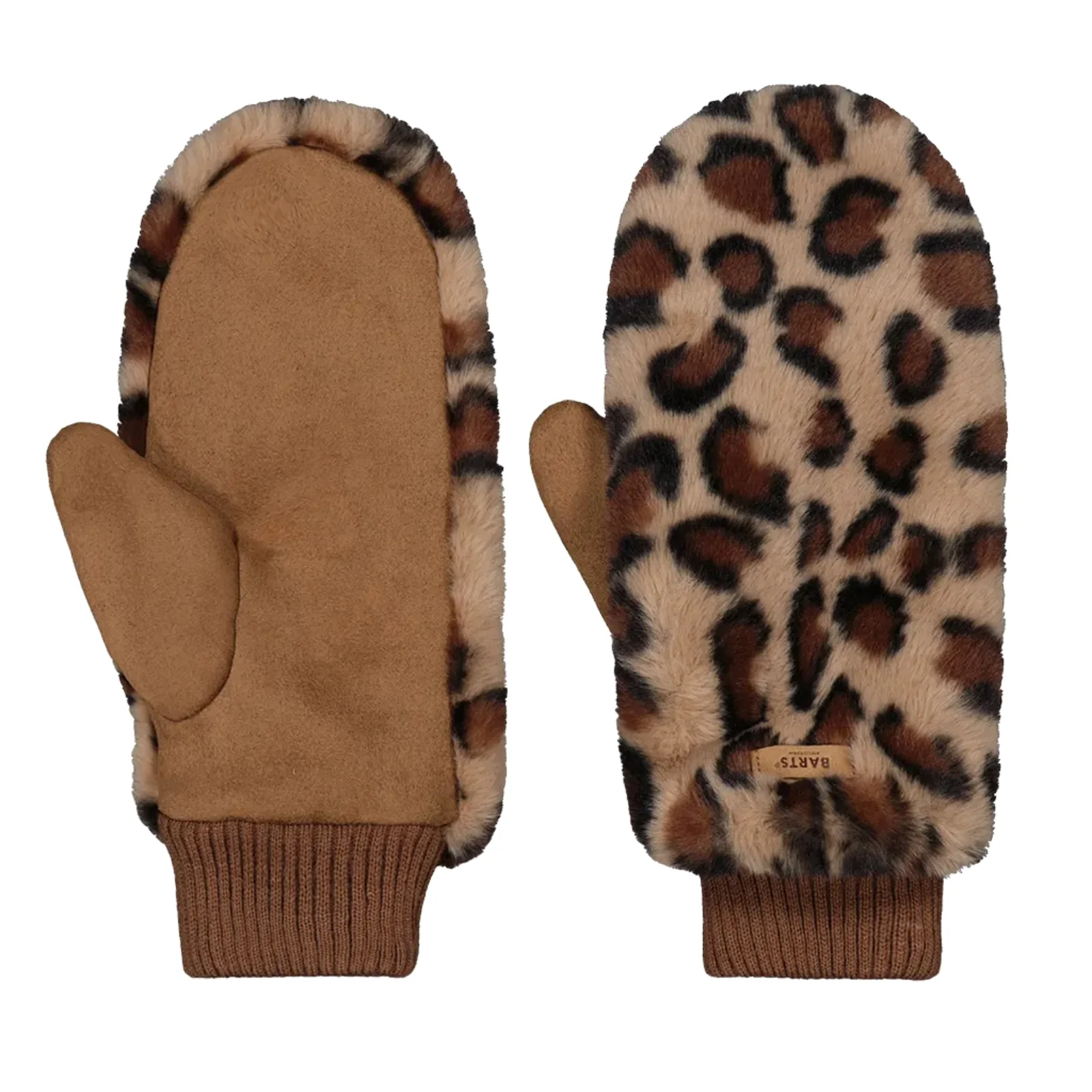 Barts Womens Fur Mitts Knitted cuff Mittens - Image 3