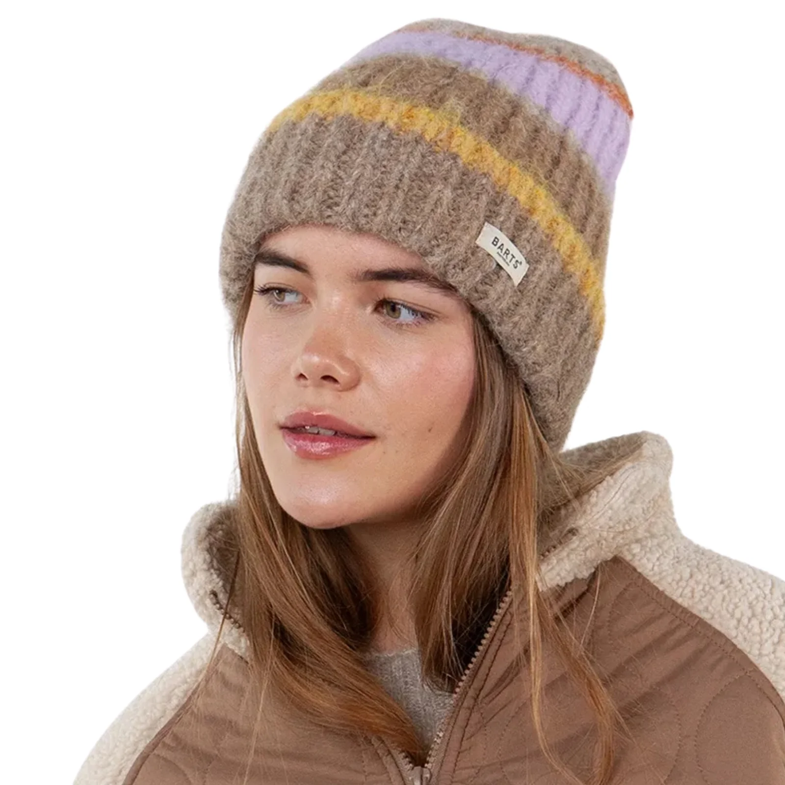 Barts Womens Haputale Colorful Stripes Beanie - Image 6