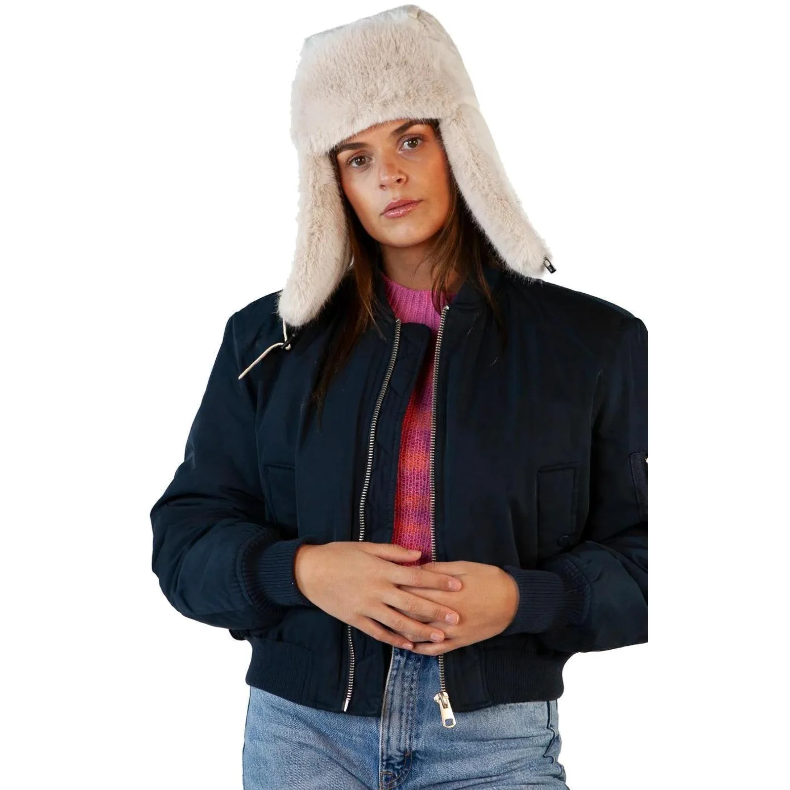 Barts Womens Hawka Bomber Faux Fir Trapper Hat - Image 7