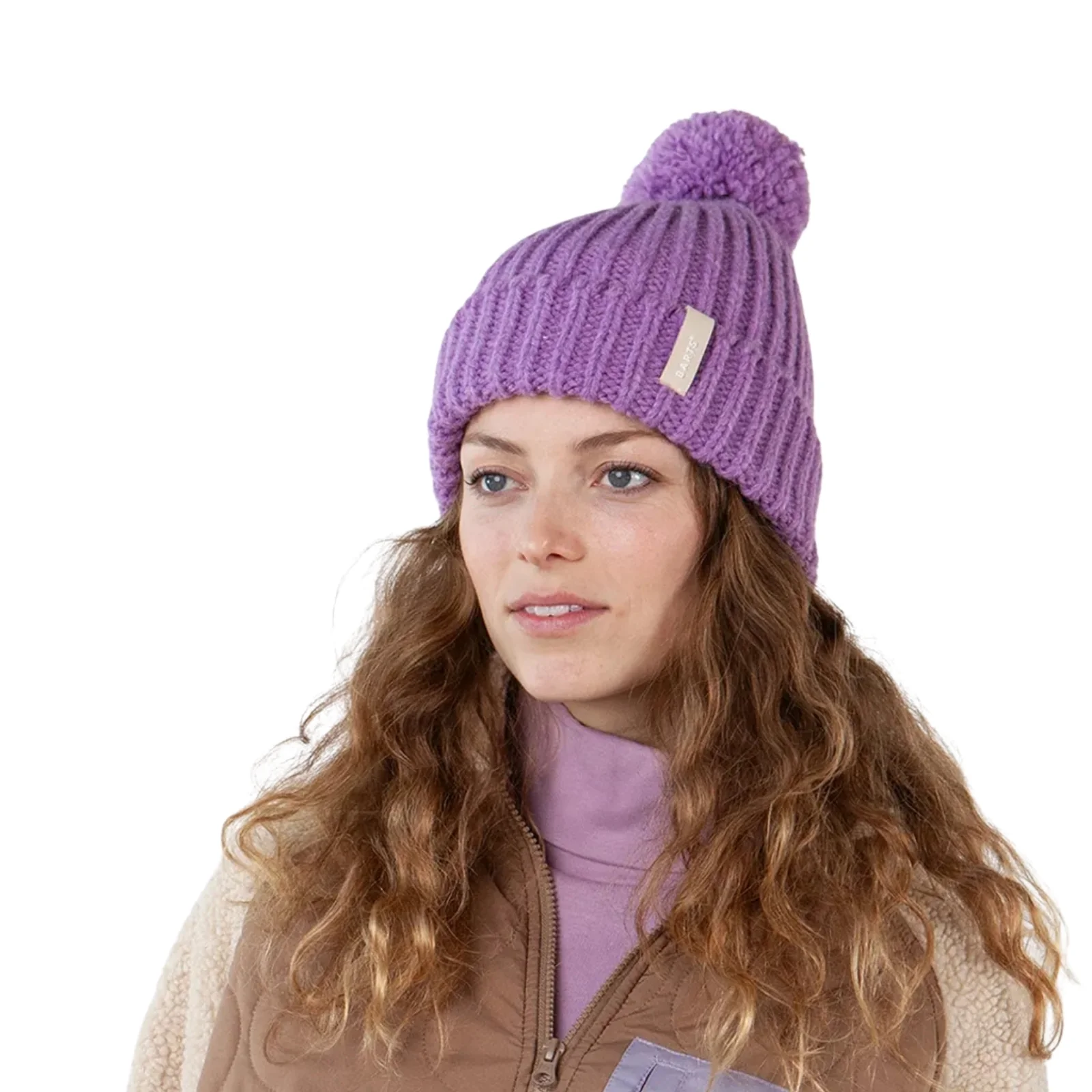 Barts Womens Joansy Curffed Pom Pom Bobble Hat - Image 13
