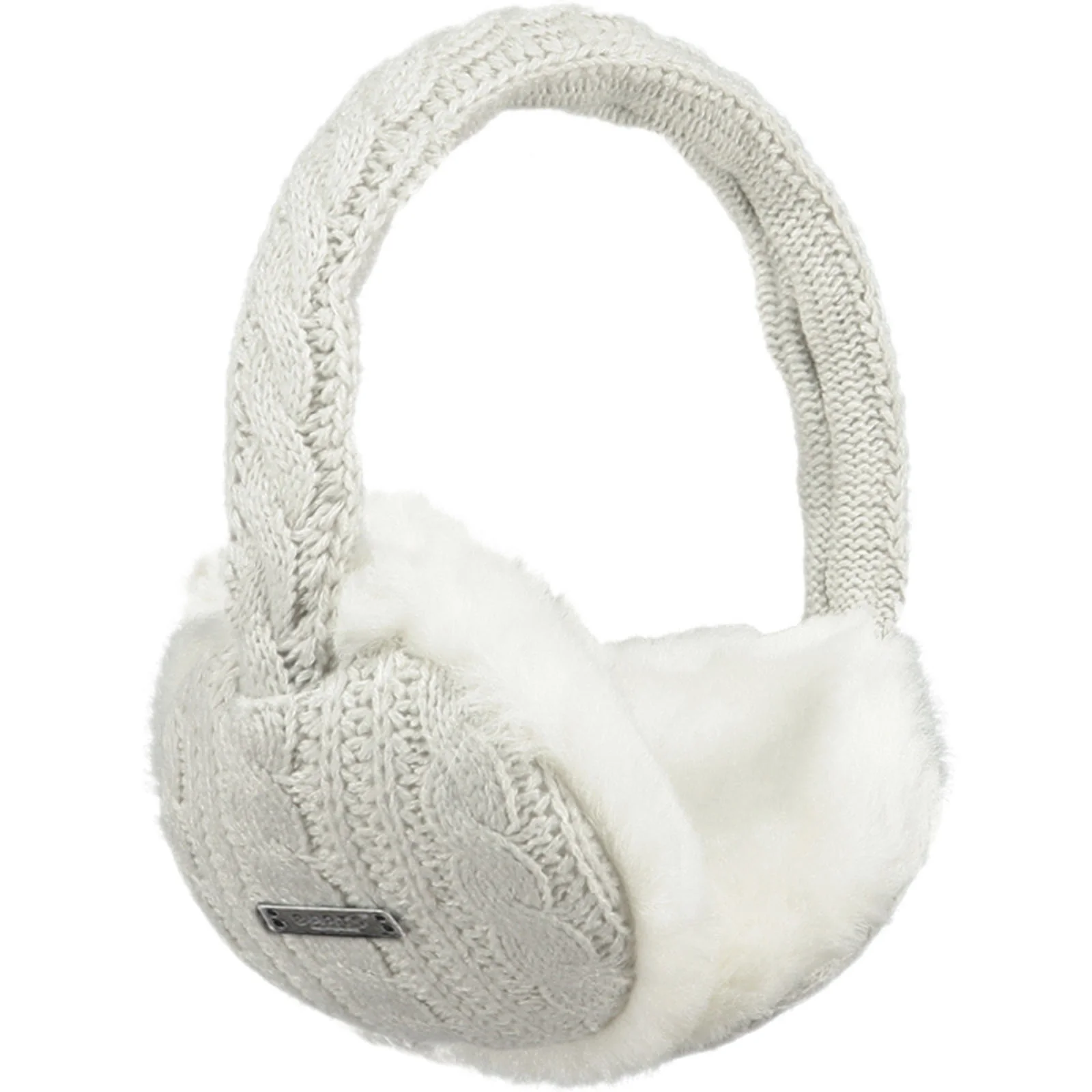 Barts Womens Monique Faux Fur Cable Knit Ear Muffs Earwarmers - Image 5