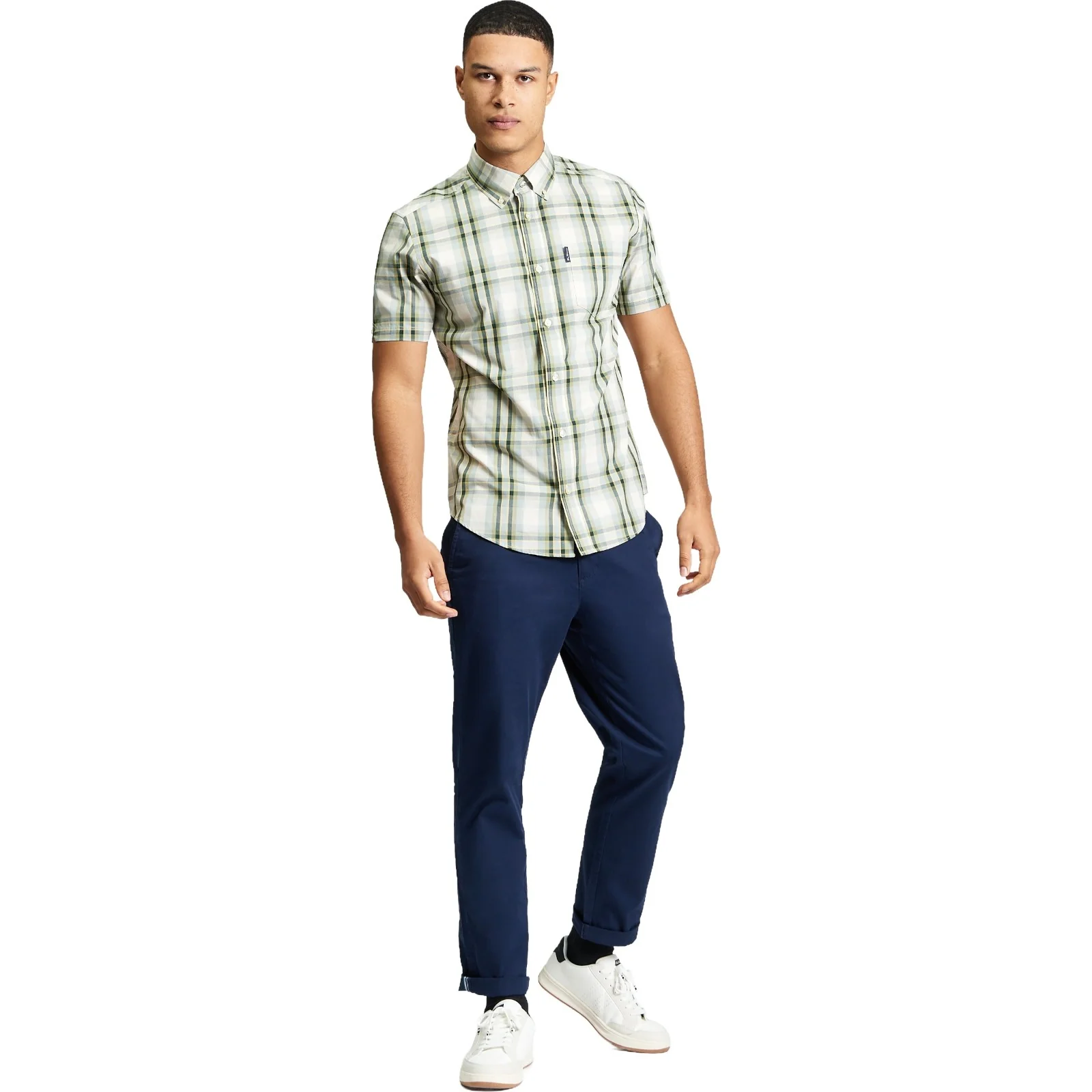Ben Sherman Mens Classic Check Short Sleeve Shirt - Image 8