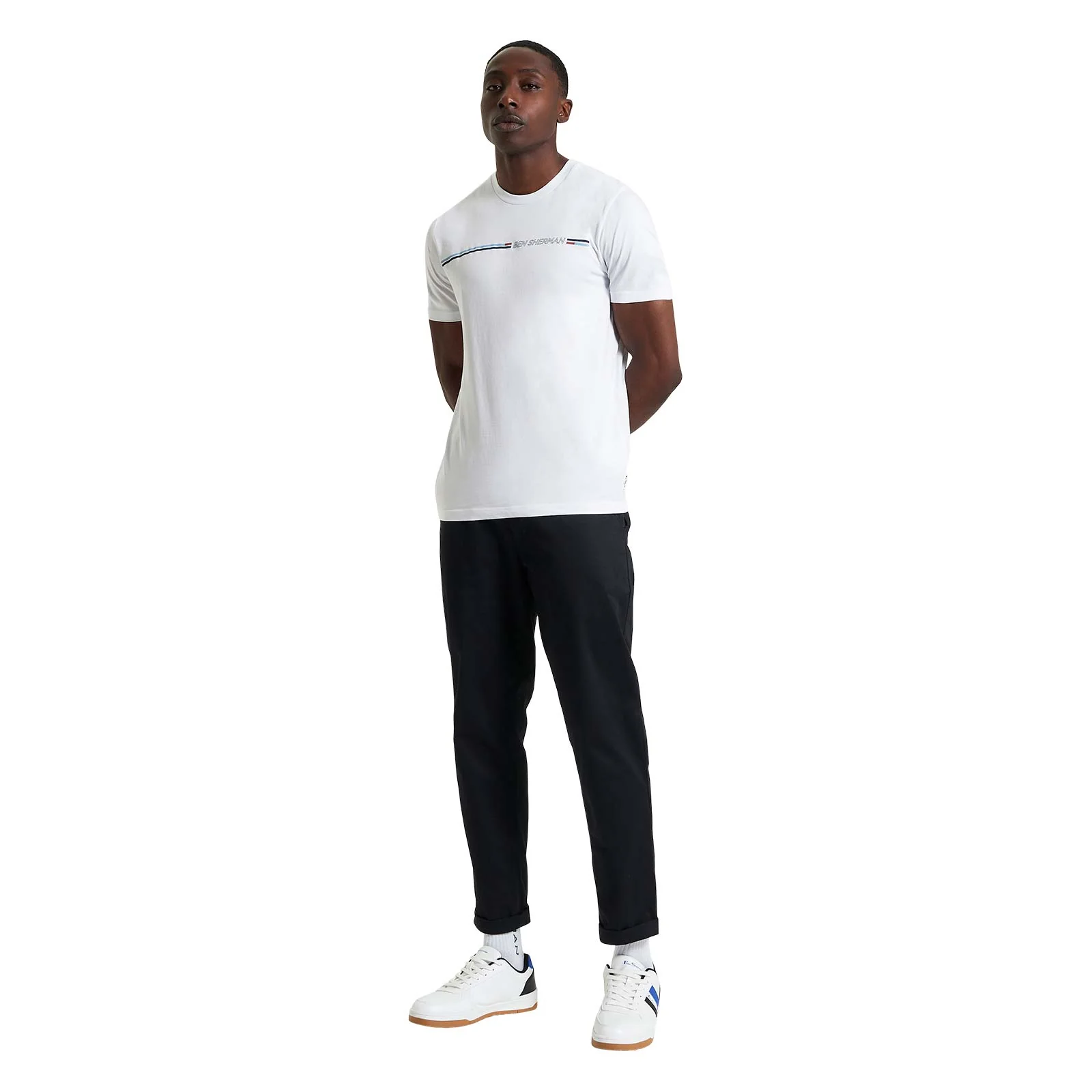 Ben Sherman Mens Core Stripe Tee Short Sleeve T-Shirt - Image 4