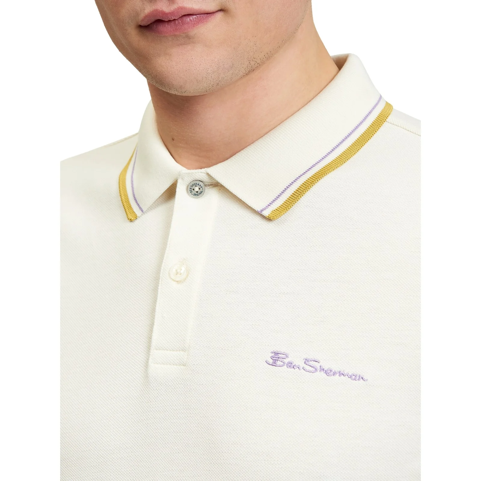 Ben Sherman Mens Signature Pique Short Sleeve Polo Shirt - Image 57