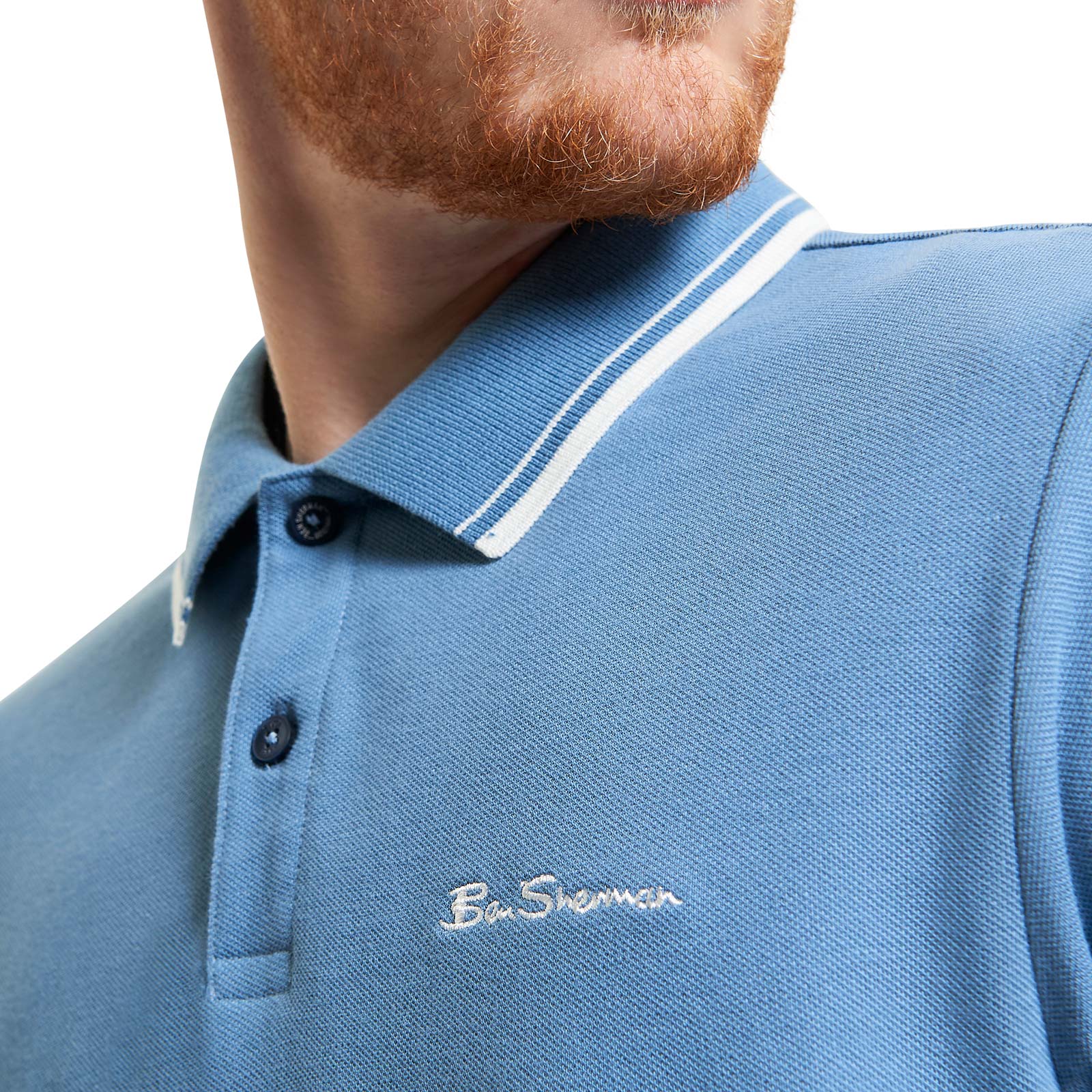 Ben Sherman Mens Signature Pique Short Sleeve Polo Shirt - Image 63