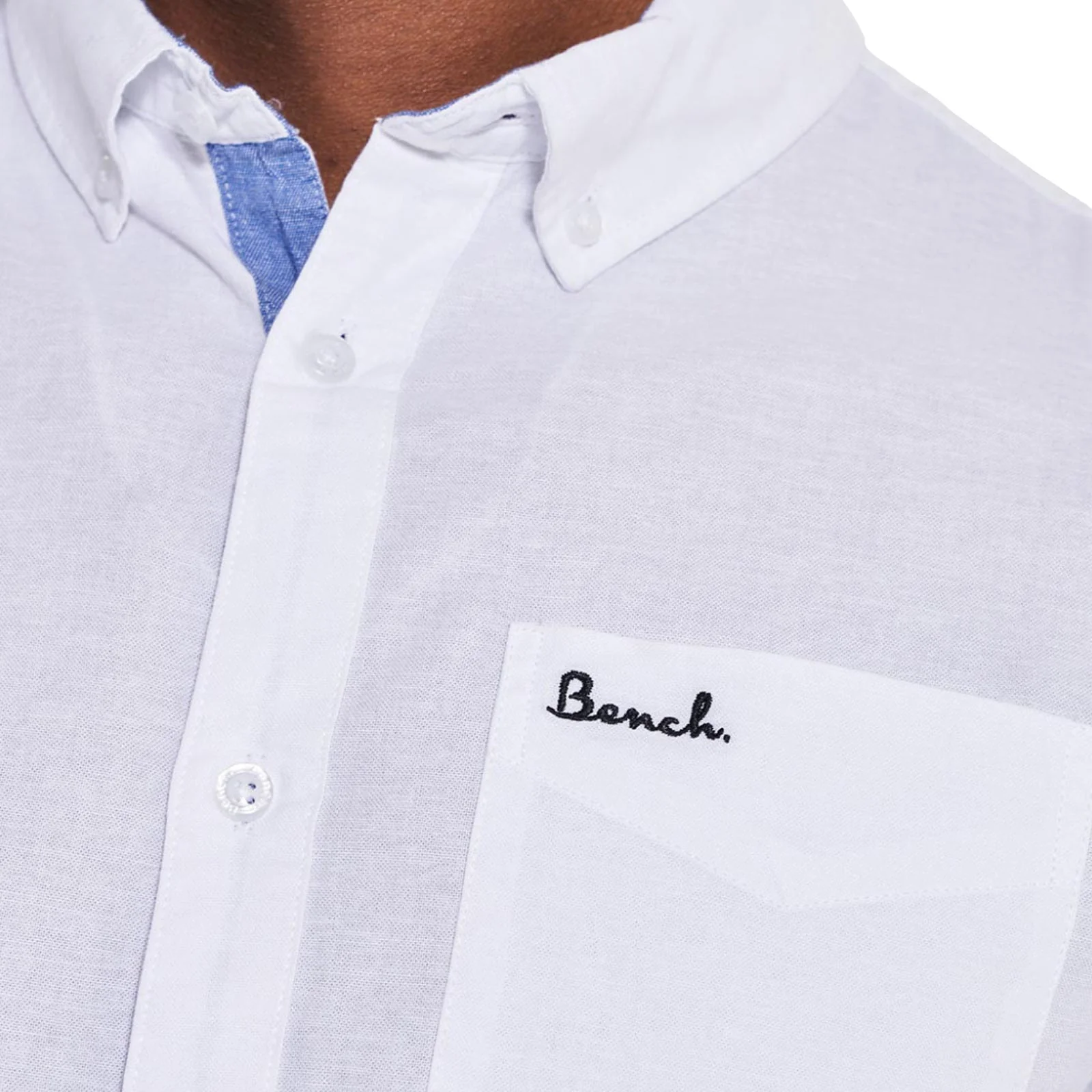 Bench Mens Bowdon Short Sleeve Button Down Collar Shirt - Image 13