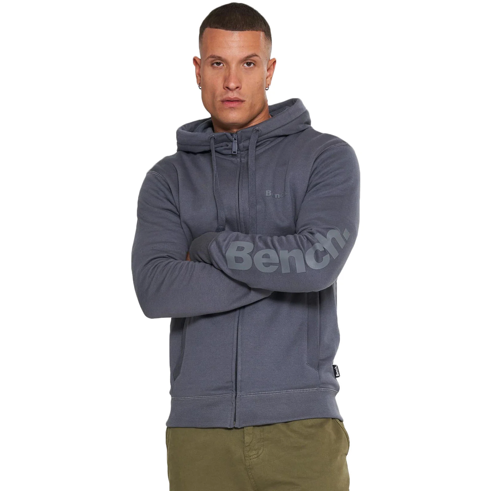 Bench Mens Braxton Full Zip Hoodie - Image 4