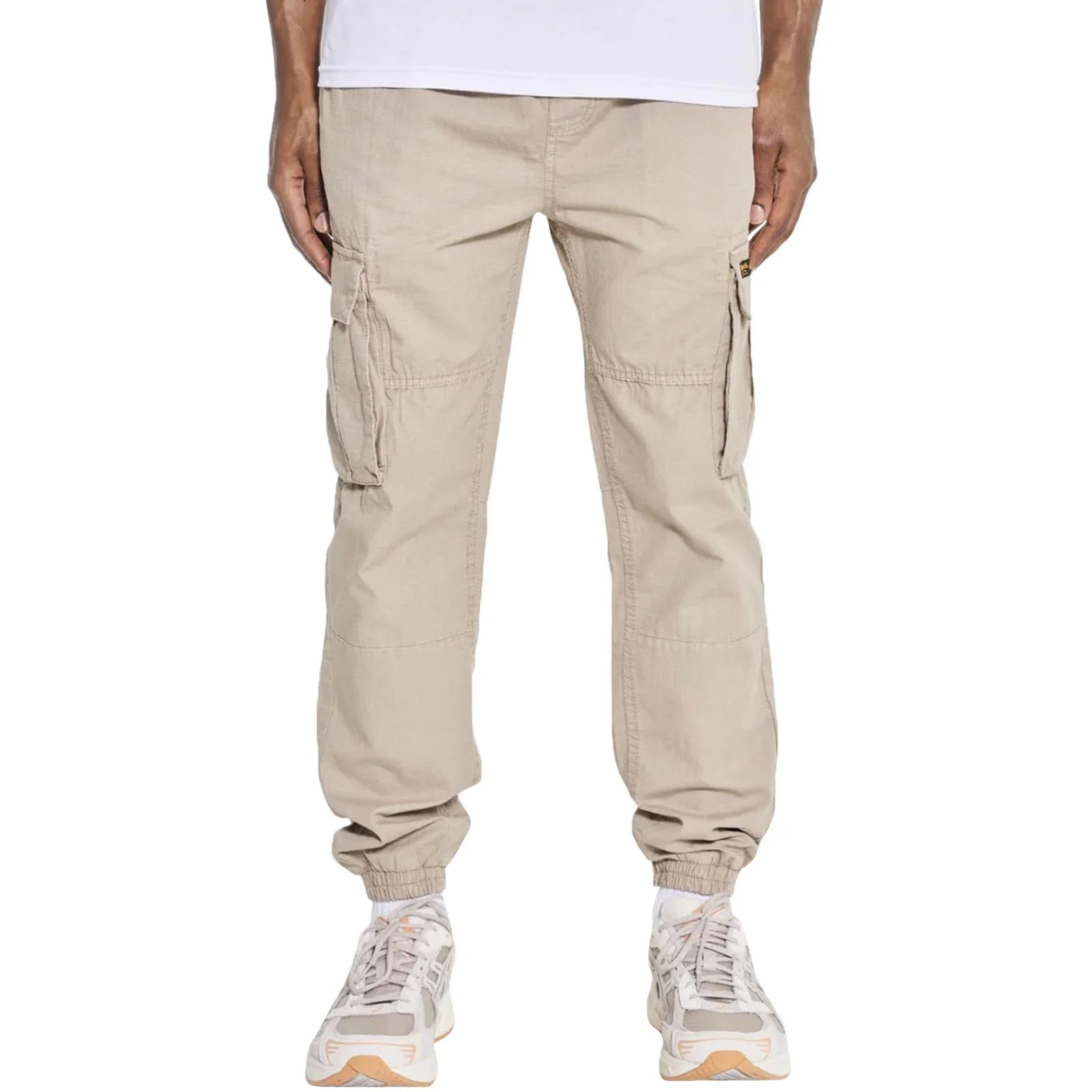 Bench Mens Devvie Twill Military Cargo Pants - Image 5