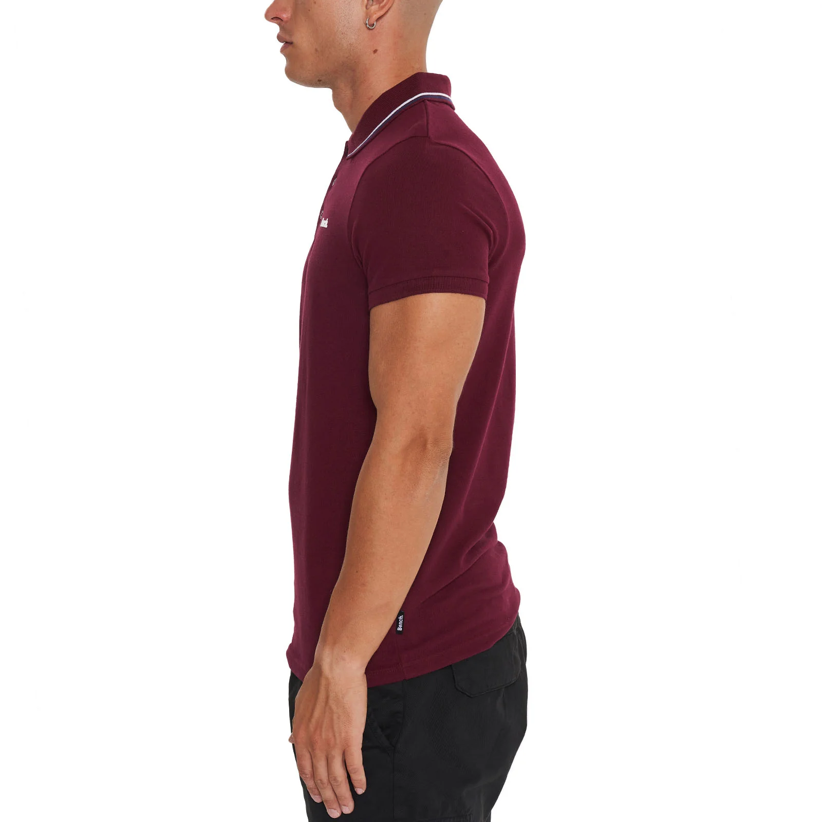 Bench Mens Gruff Twin Tipped Short Sleeve Cotton Polo Shirt - Image 15