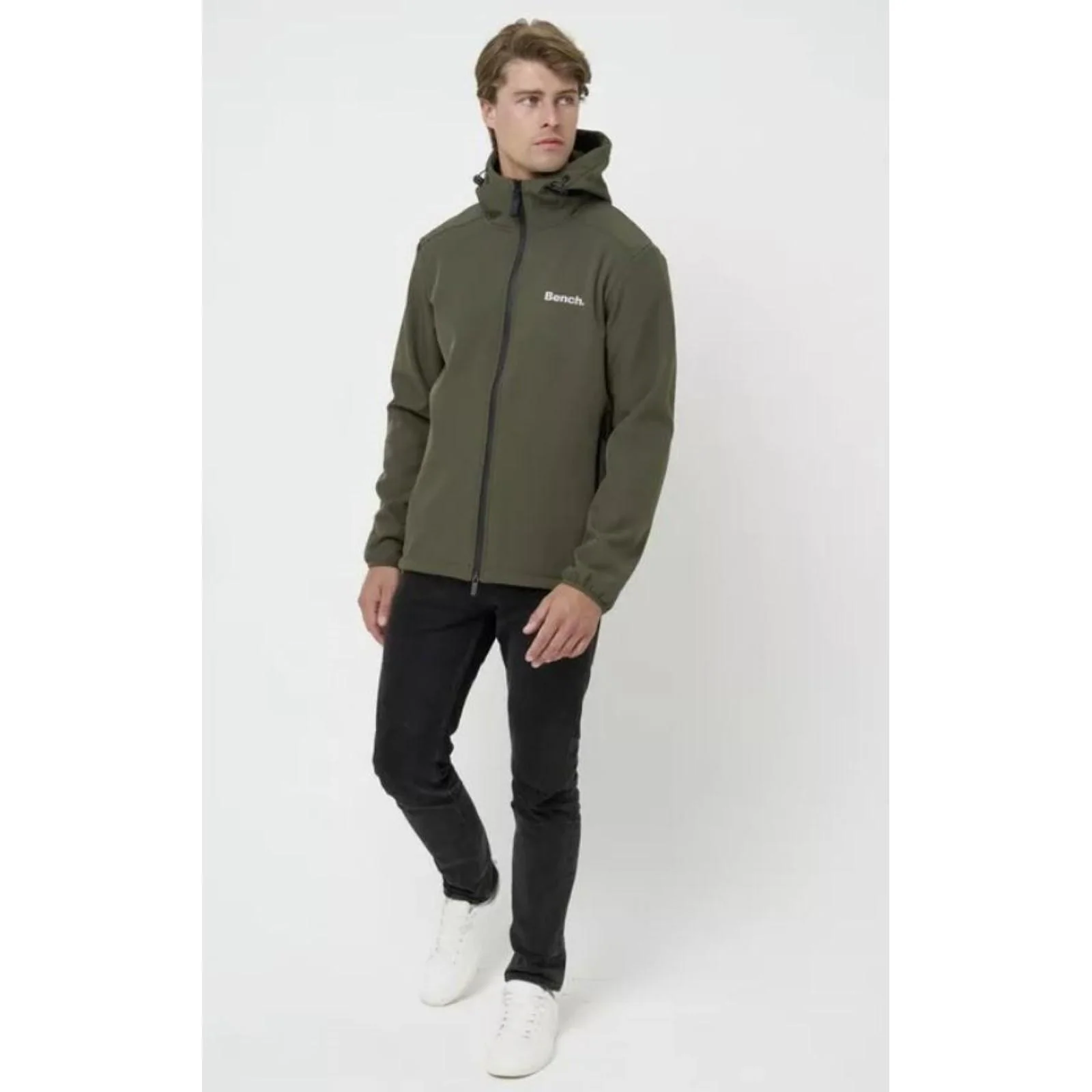 Bench Mens Hawn Ripstop Double Zip Fleece Jacket - Image 3