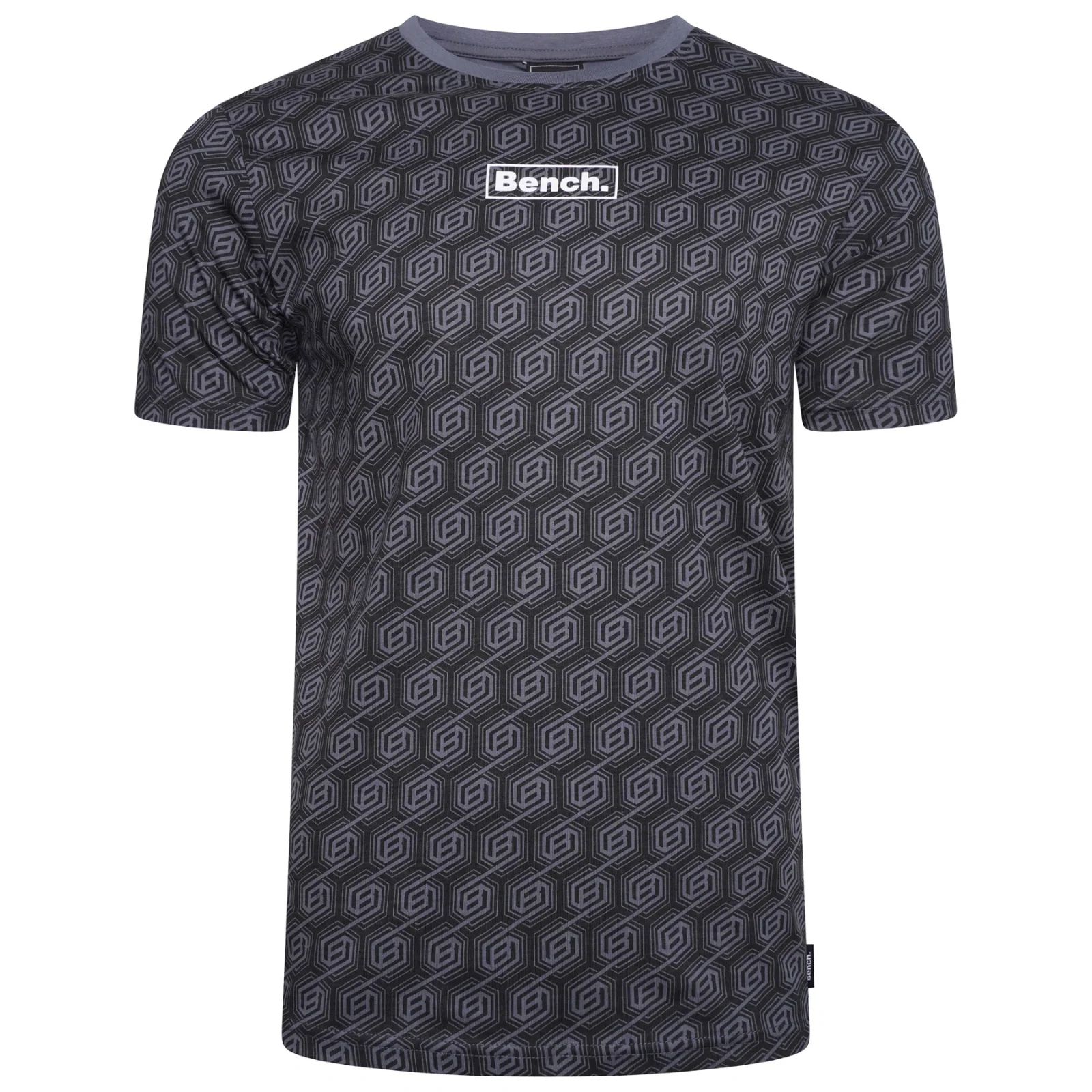 Bench Mens Porio Short Sleeve All Over Print T Shirt - Image 2