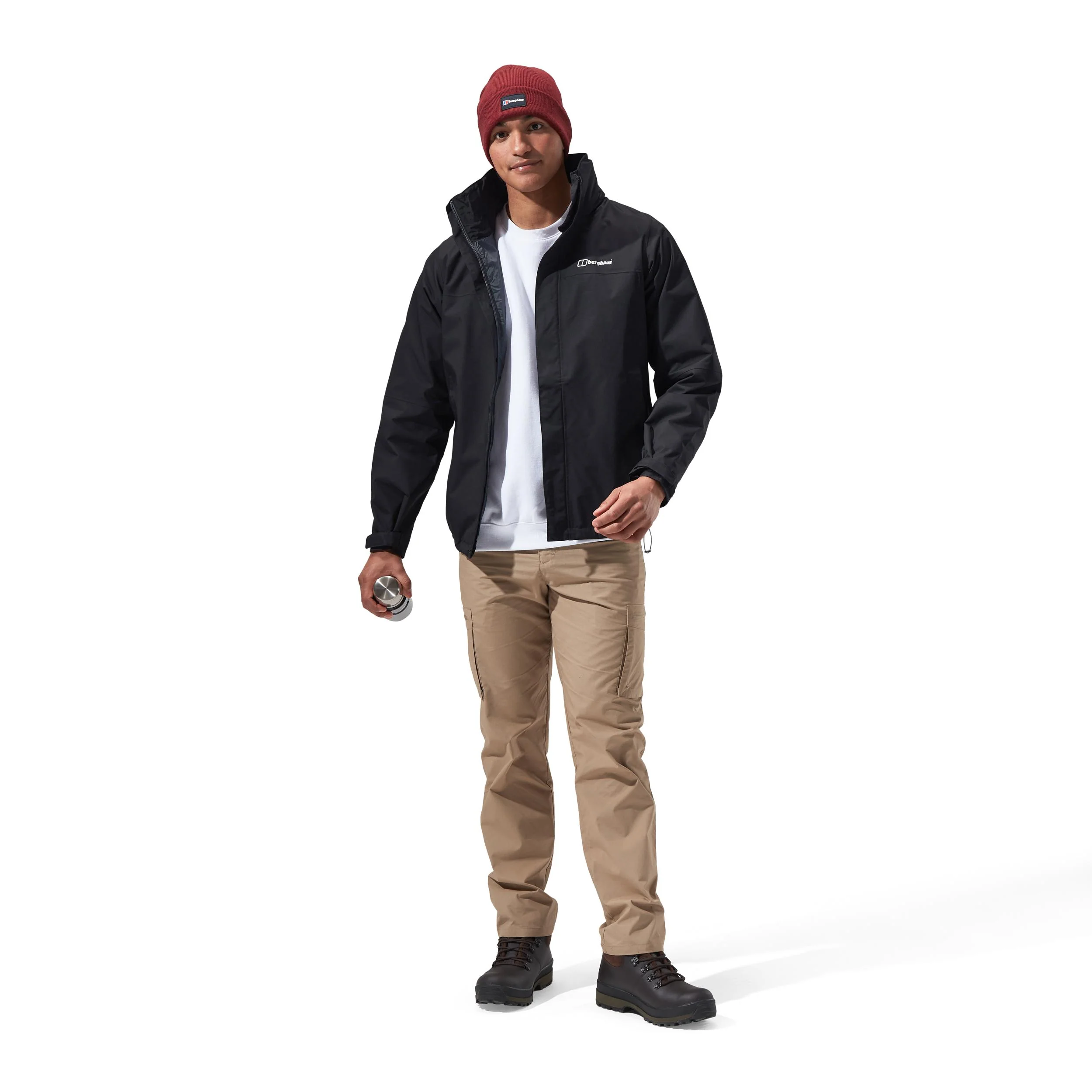Berghaus Mens RG Alpha 2.0 Waterproof Jacket - Black - XL - Image 5