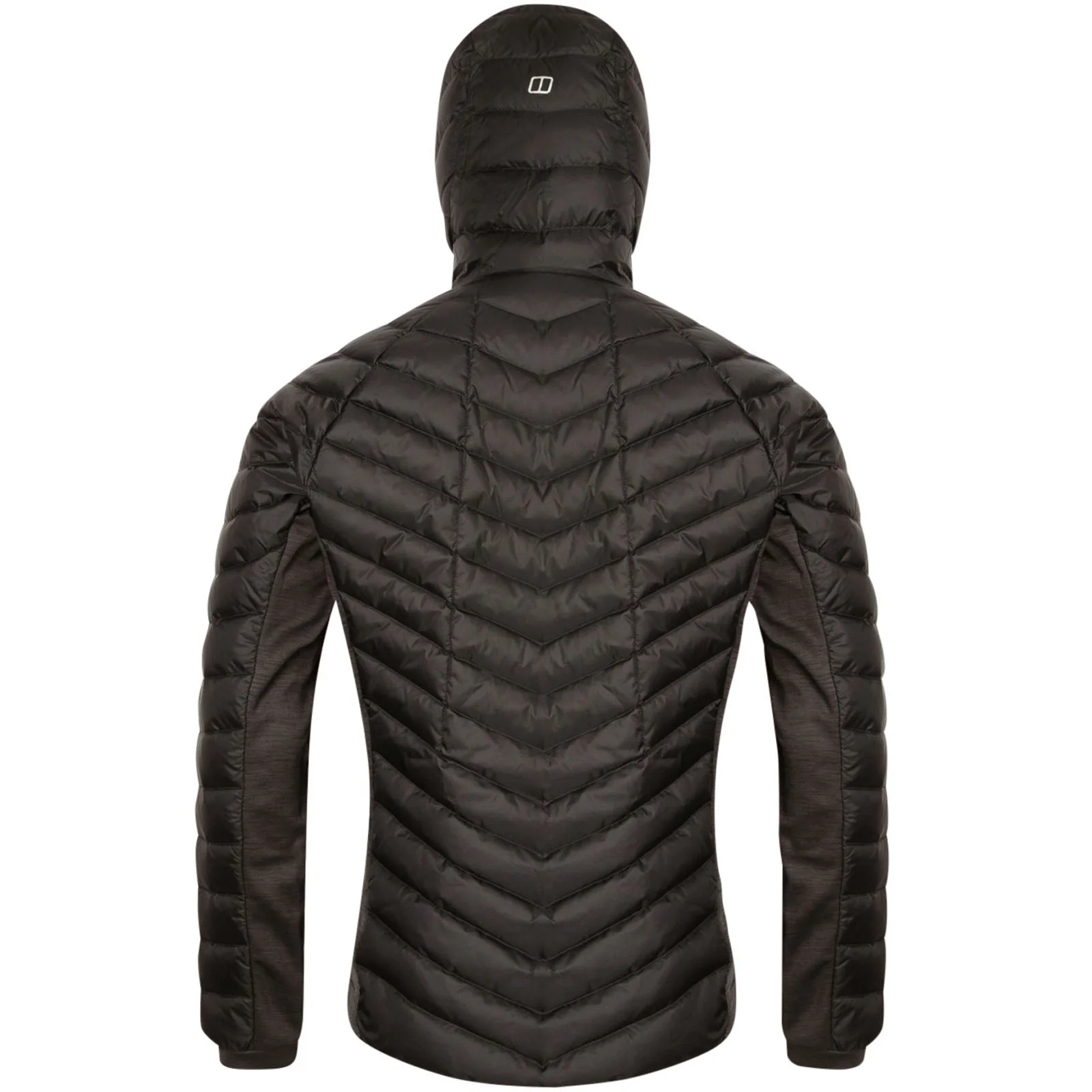 Berghaus Mens Tephra Hooded Padded Down Jacket - Black - Image 2