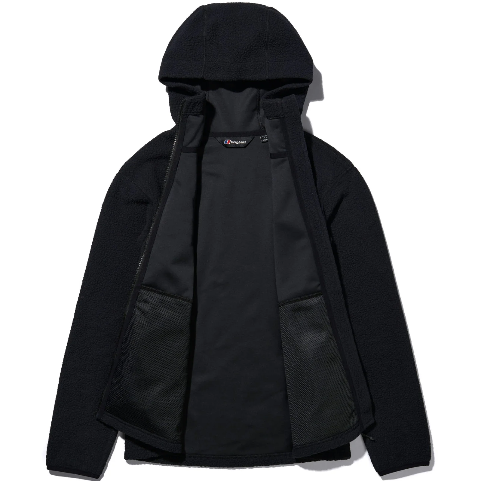 Berghaus Womens Anagram Full Zip Hooded Fleece Jacket - Black - Image 13