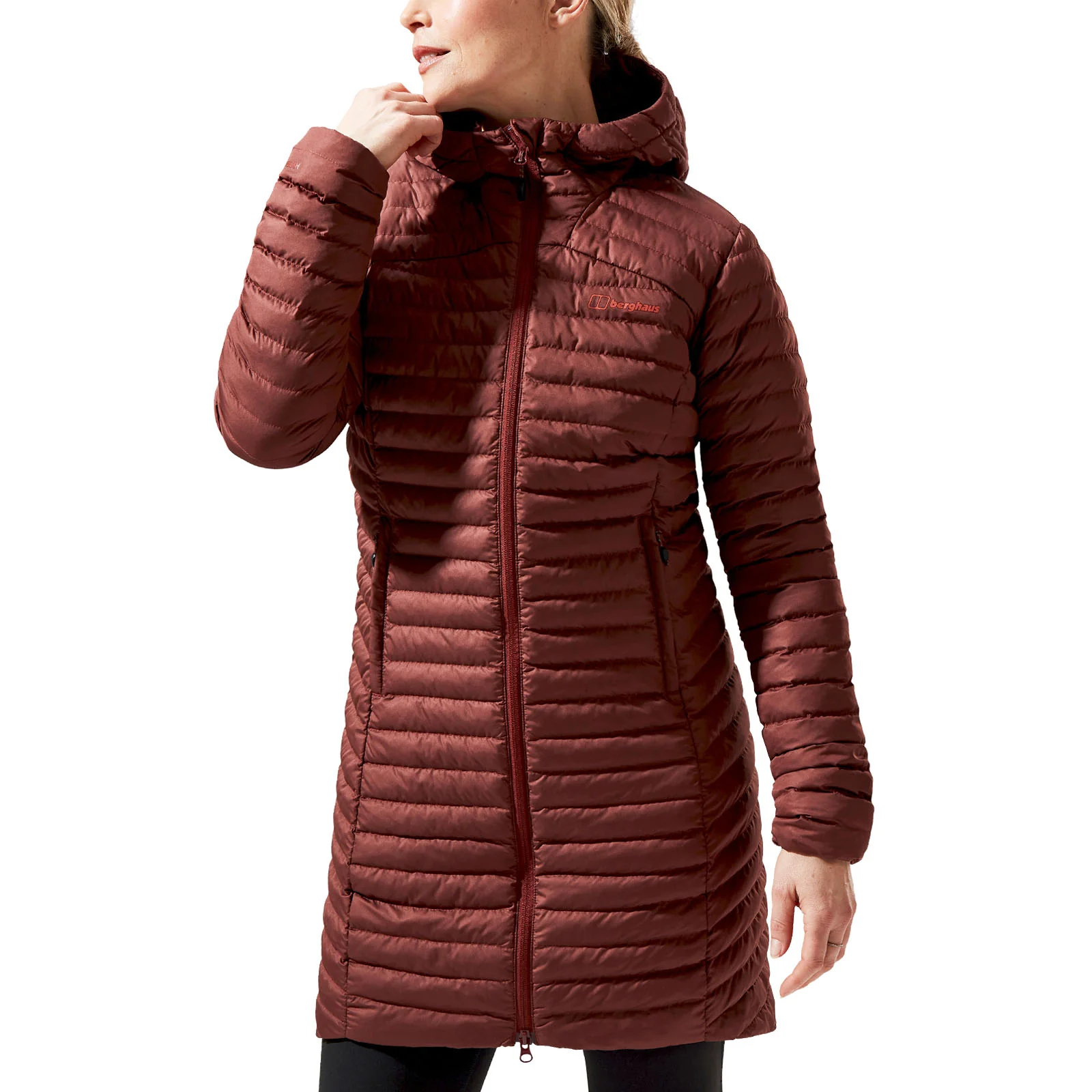 Berghaus Womens Nula Micro Long Padded Hooded Jacket - Image 3