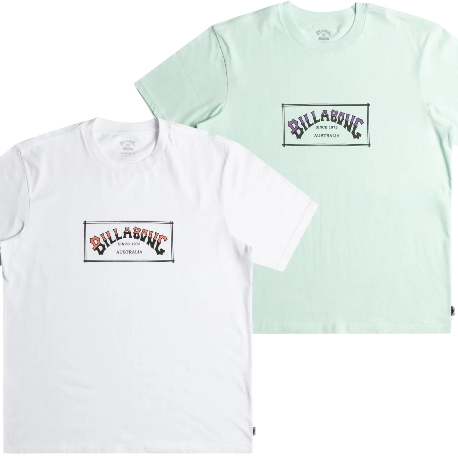 Billabong Mens Arch Short Sleeve T-Shirt Top Tee Shirt Cotton Graphic Crew Neck