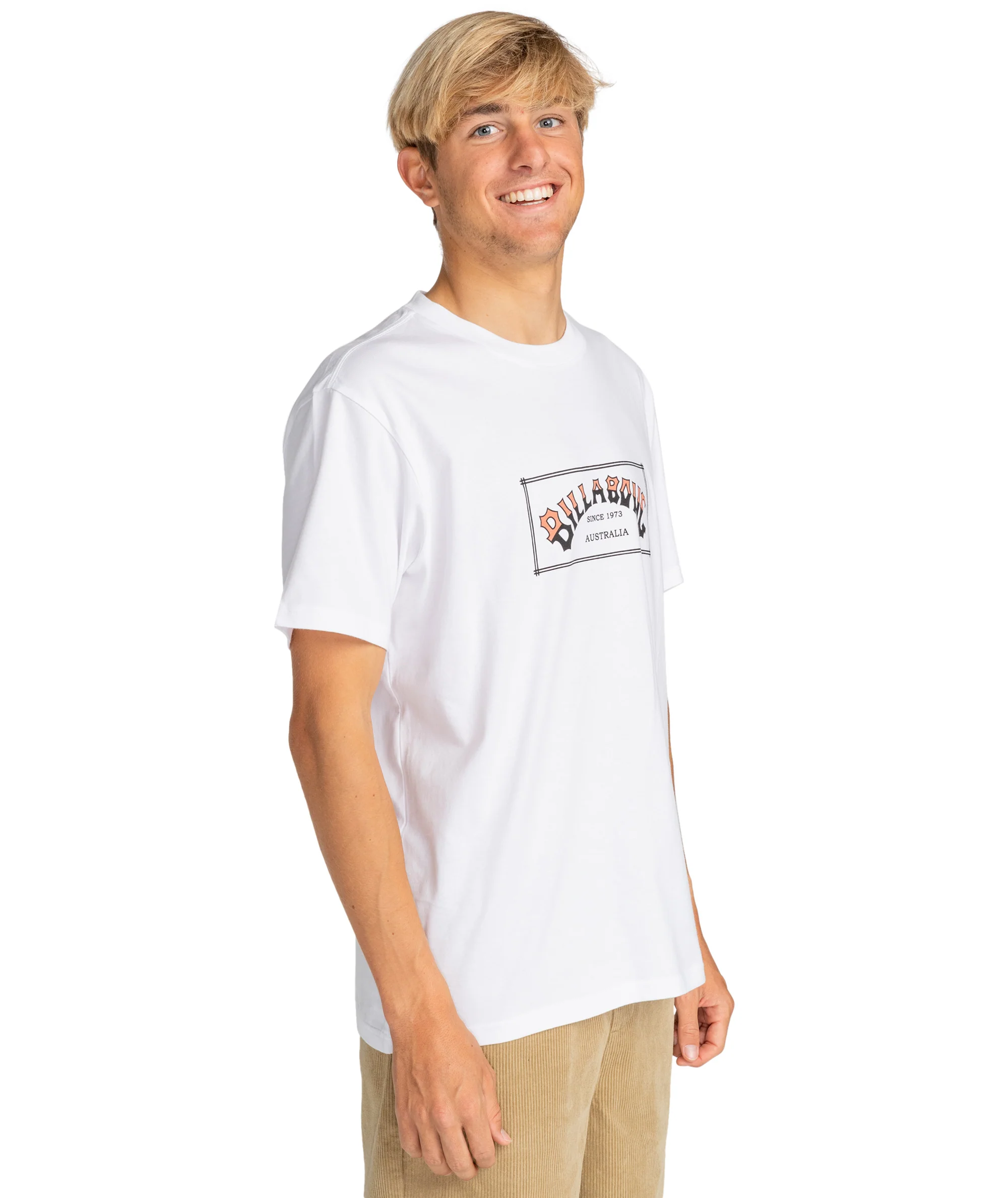 Billabong Mens Arch Short Sleeve T-Shirt Top Tee Shirt Cotton Graphic Crew Neck - Image 8
