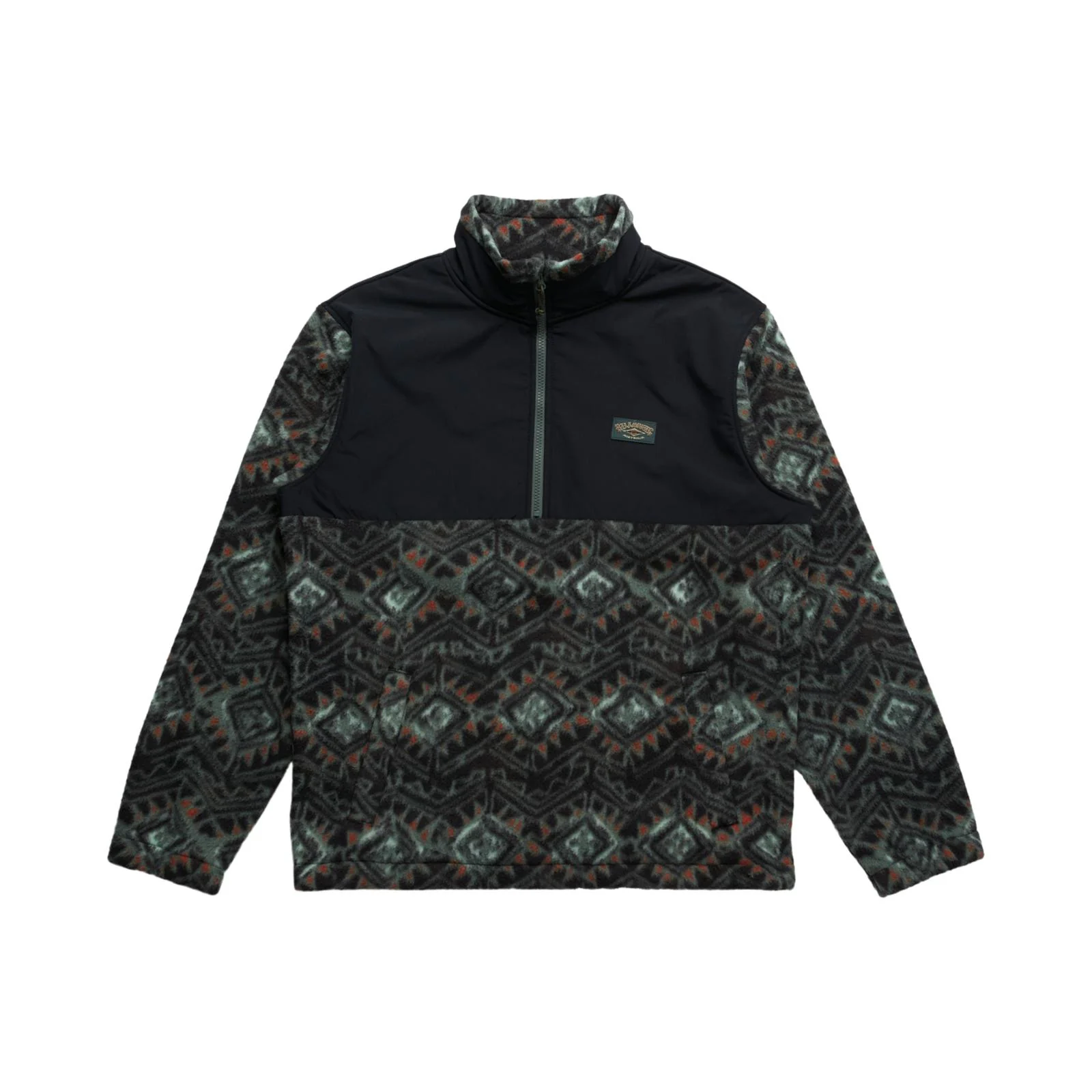 Billabong Mens Boundary Re-issue Half Zip Polar Fleece - Image 2