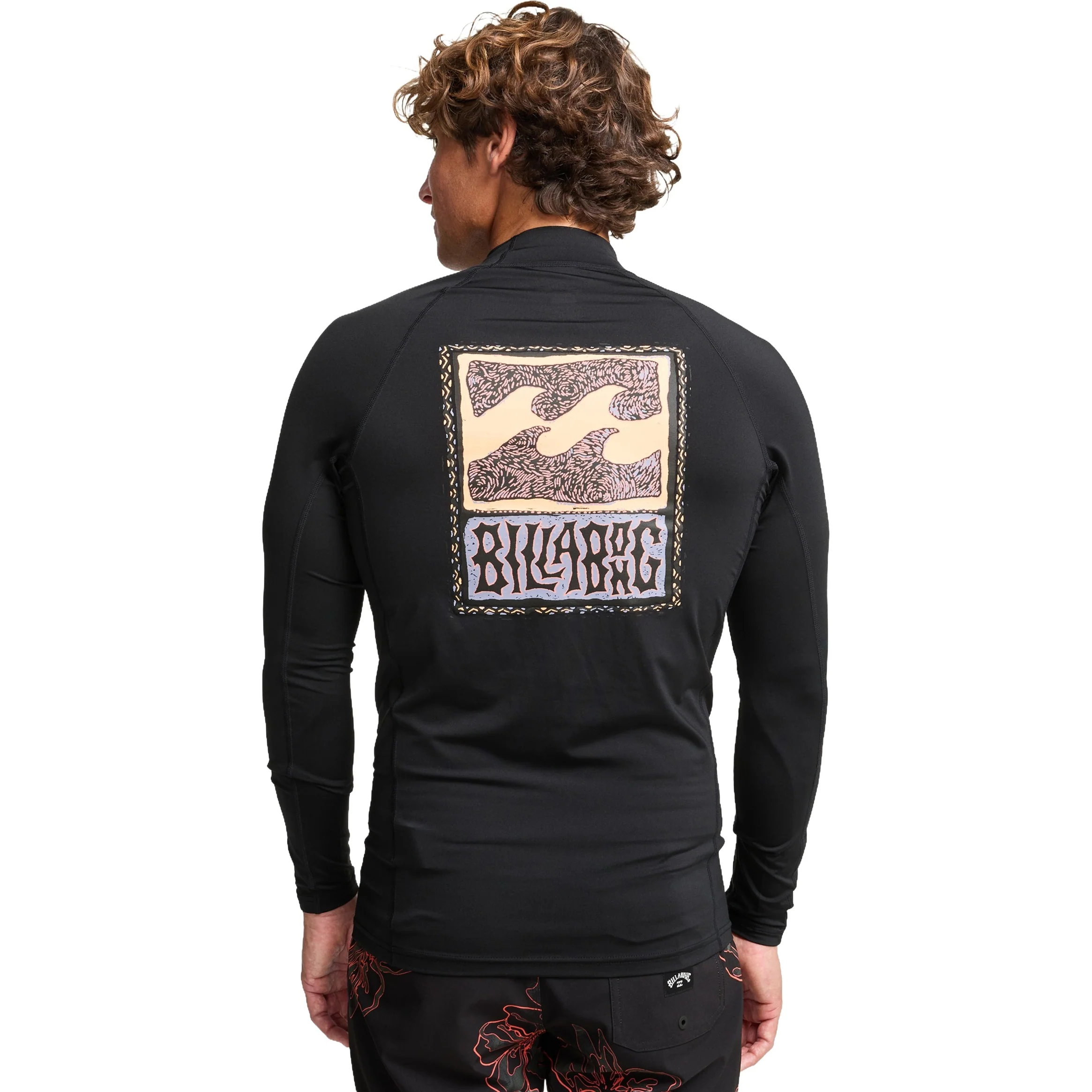 Billabong Mens Re Issue 50+ UPF Long Sleeve Rash Vest - Image 6