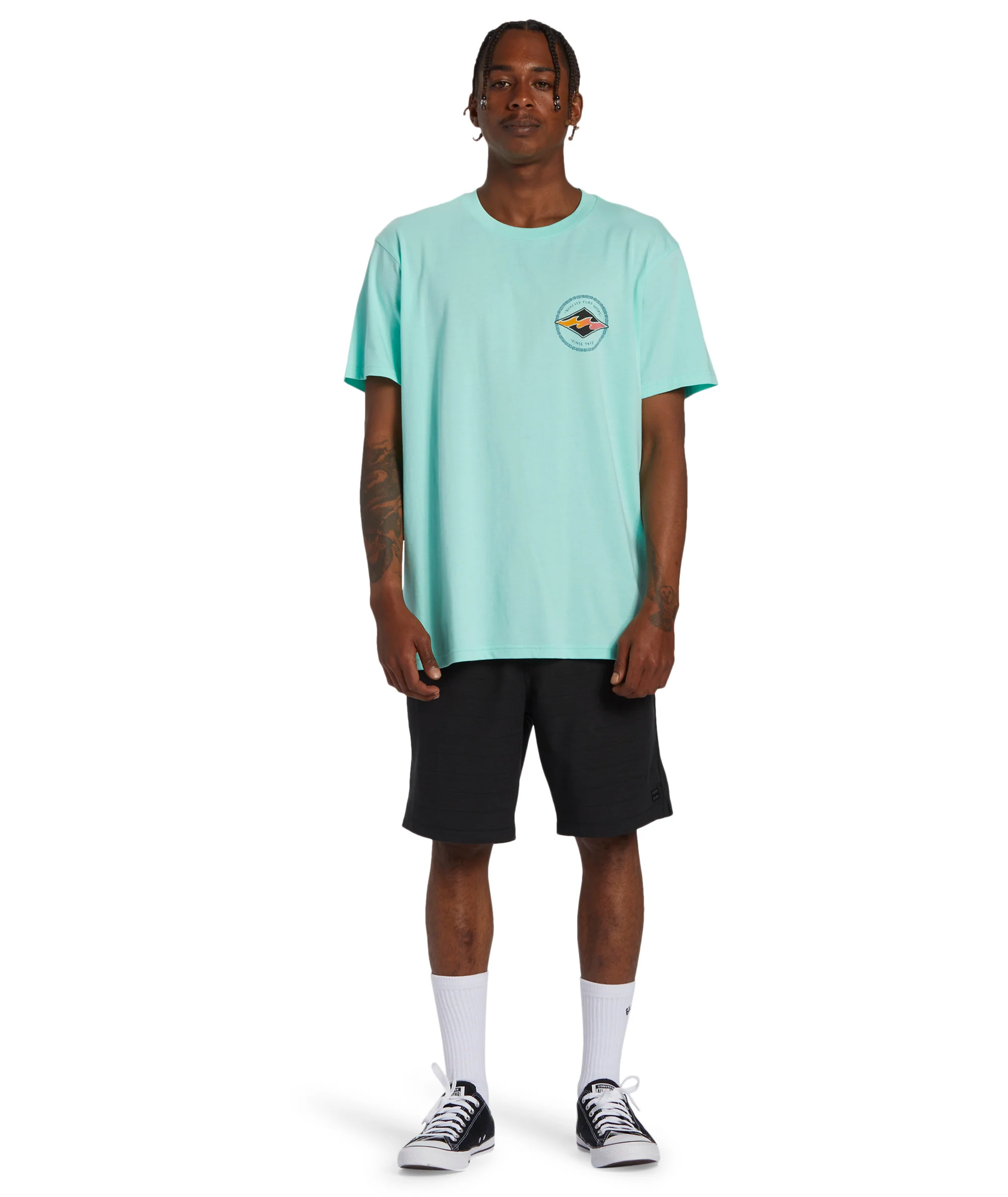 Billabong Mens Rotor Diamond Short Sleeve Cotton T-Shirt - Image 2