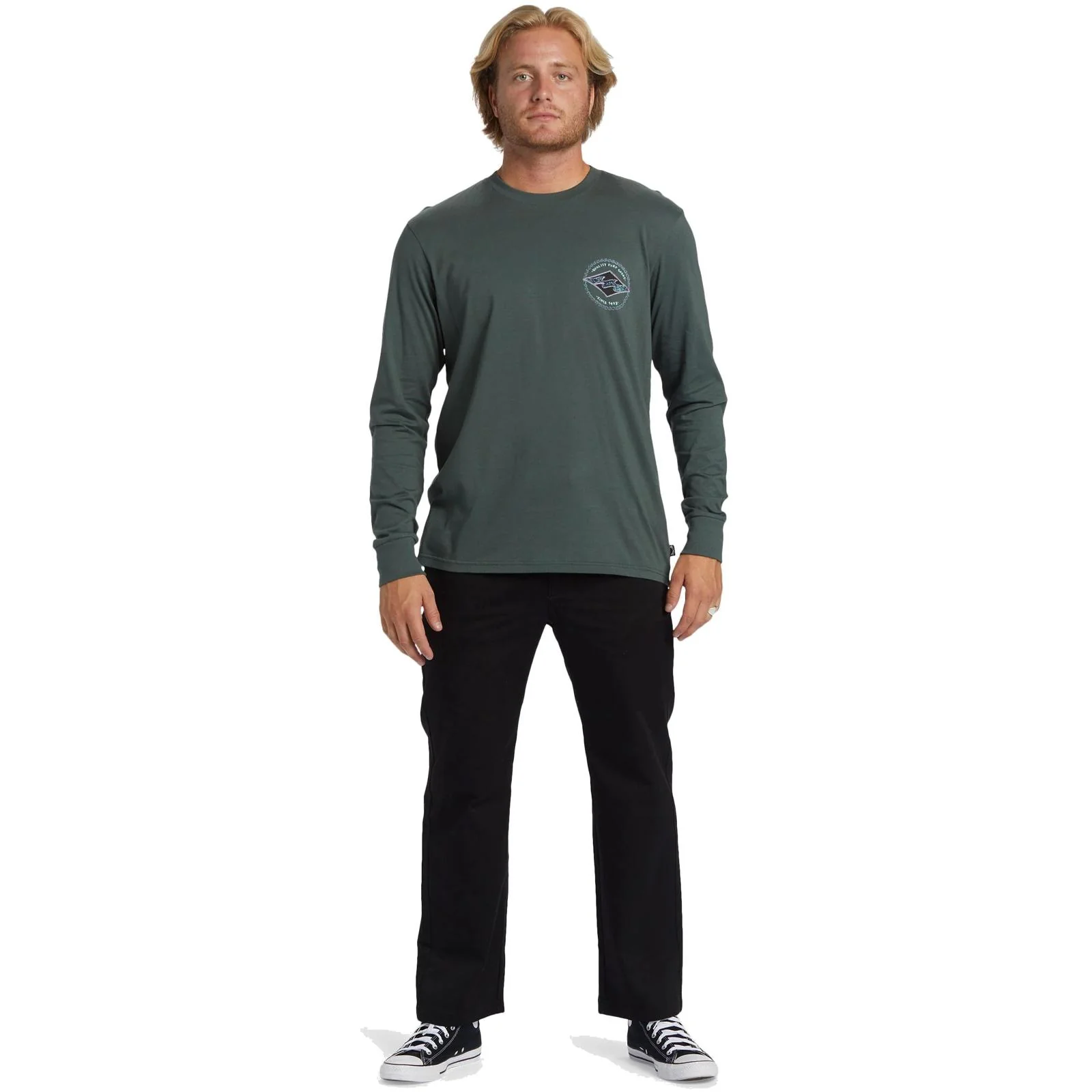 Billabong Mens Rotor Dimond Long Sleeve T-Shirt - Image 5