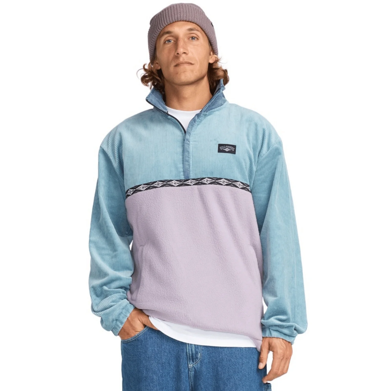 Billabong Mens Space Lobster Half Zip Fleece - Image 3