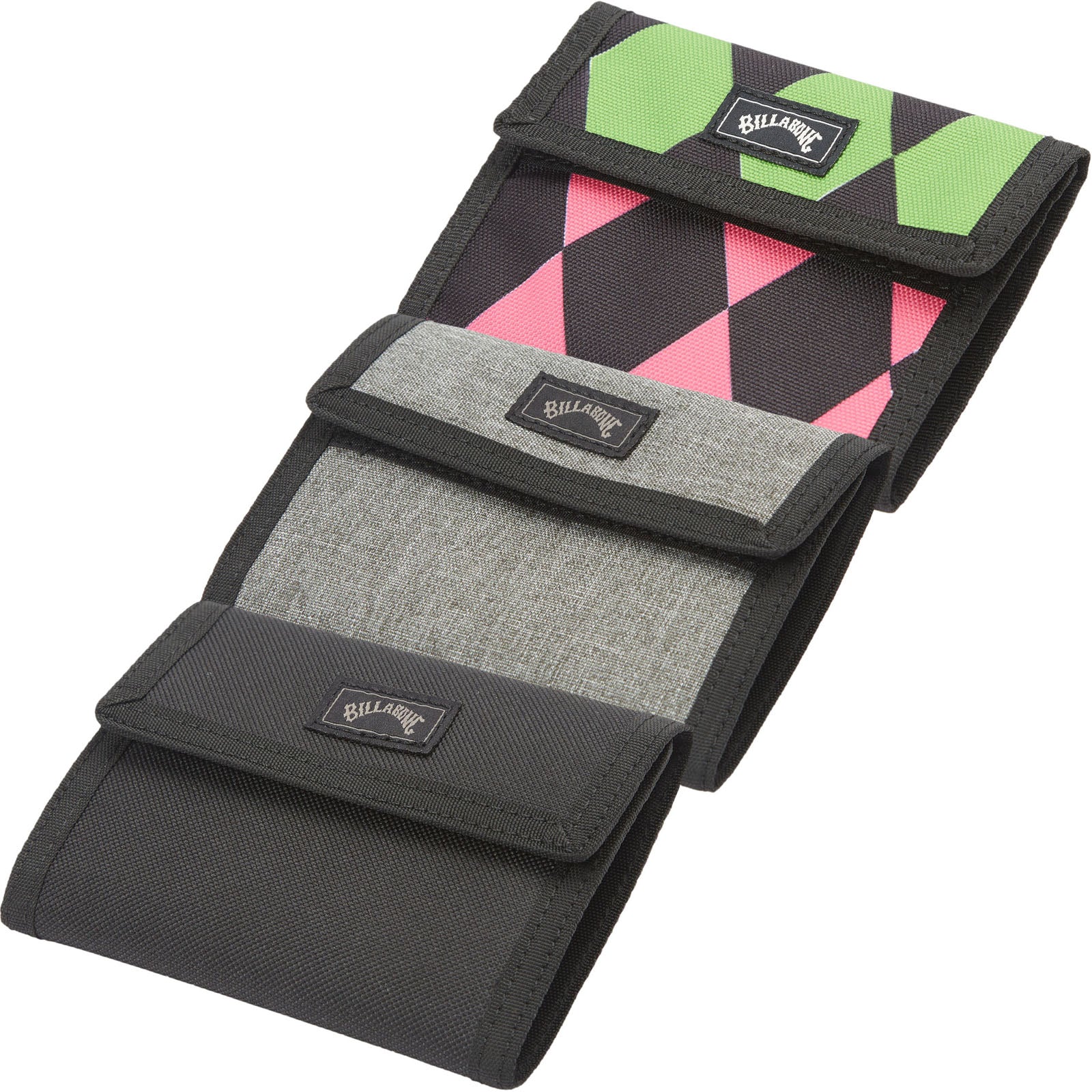 Billabong Mens Tribond Lite Tri Fold Hook & Loop Wallet