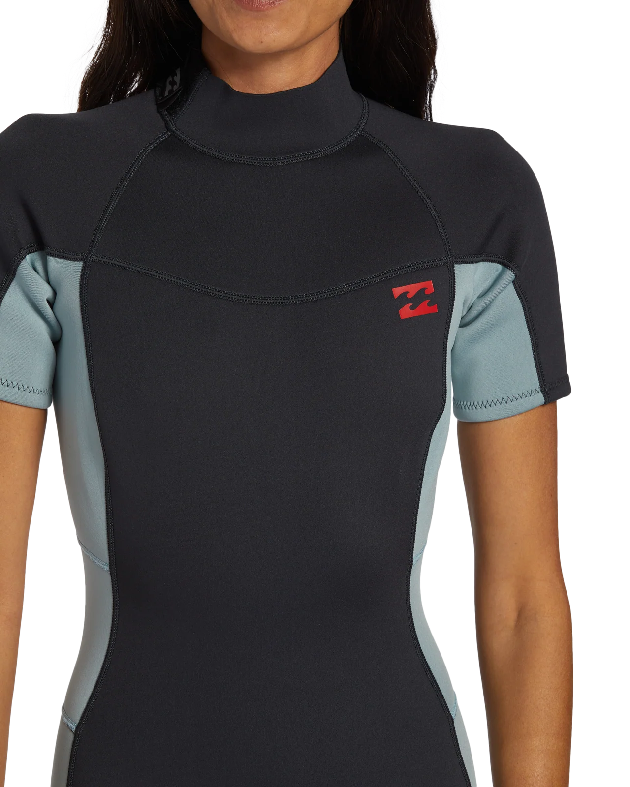 Billabong Womens 2mm Foil Short Sleeve Wetsuit - Image 5