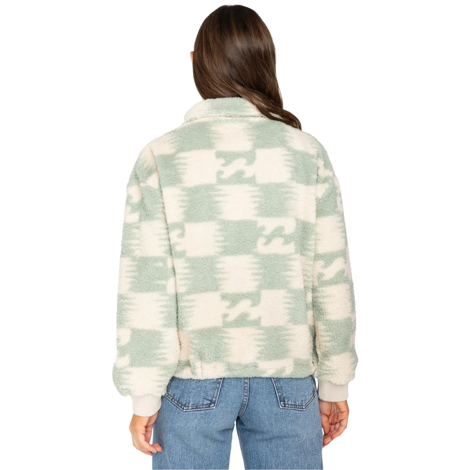 Billabong Womens Time Off Half Zip Polar Fleece - Image 3