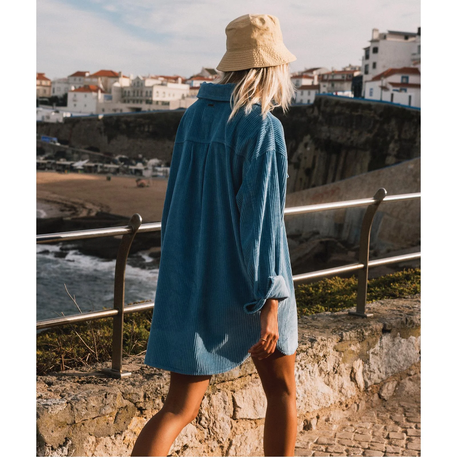 Billabong Womens Winter Ocean Corduroy Shirt Dress - Image 7