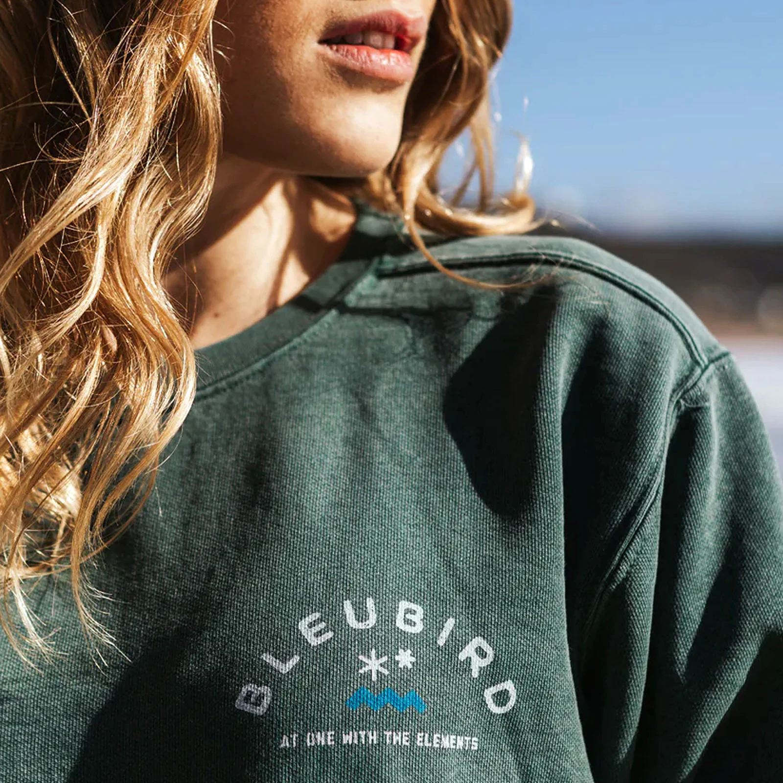 Bleubird Original Crew Neck Pullover Sweatshirt - Willow - Image 3