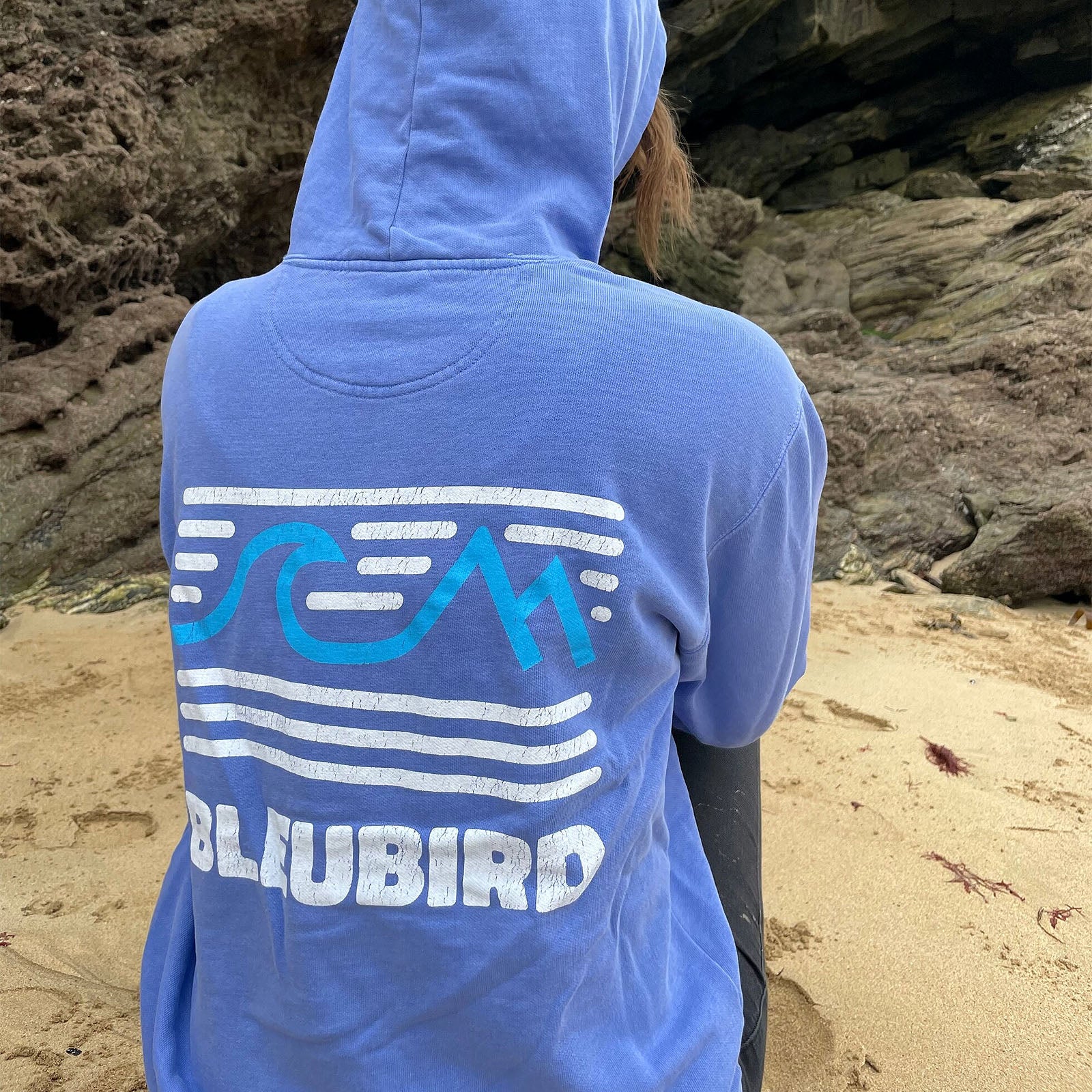 Bleubird Tides Hood Pullover Hoodie - Ocean - Image 2