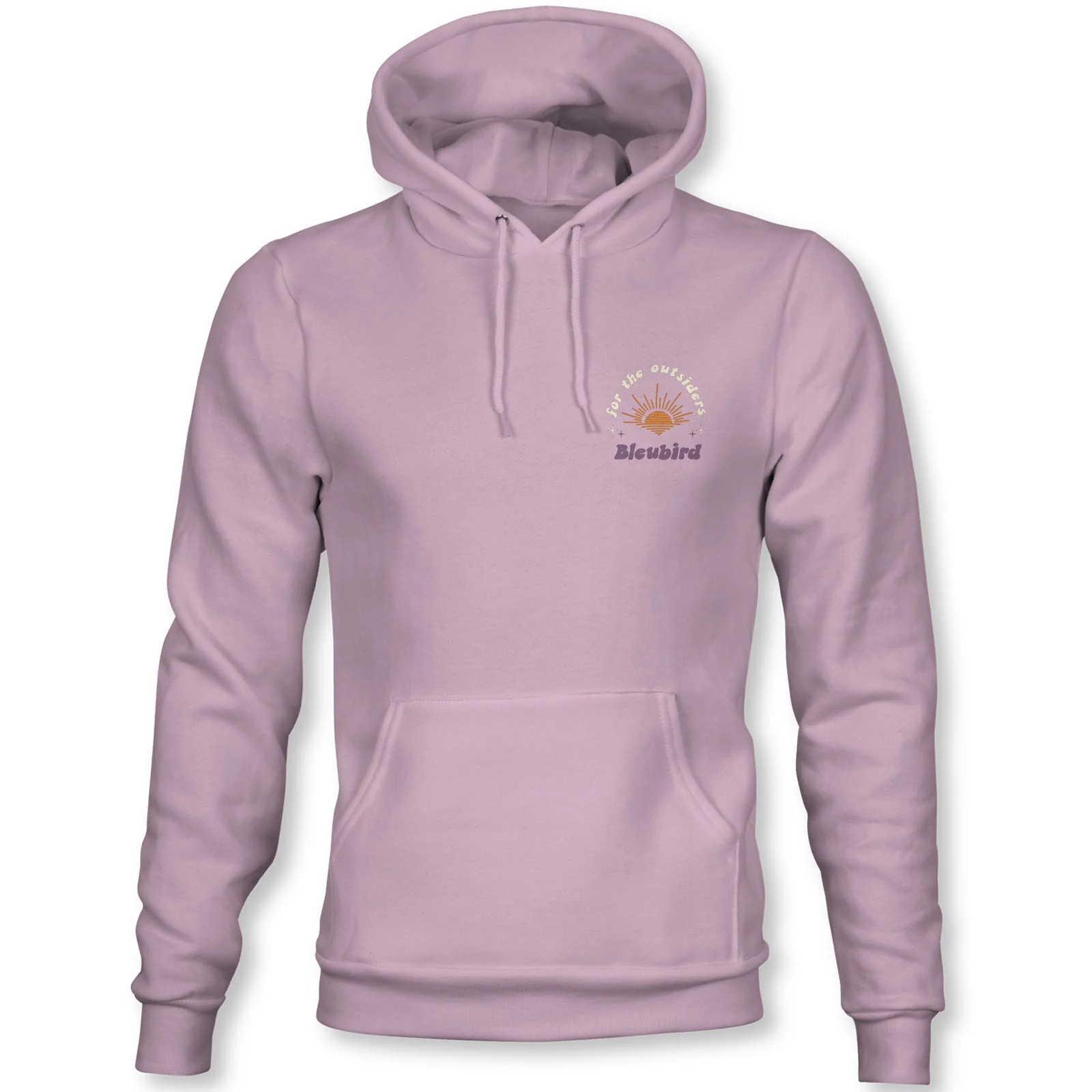 Bleubird Unisex Outsider Pullover Hoodie - Pink - Image 2