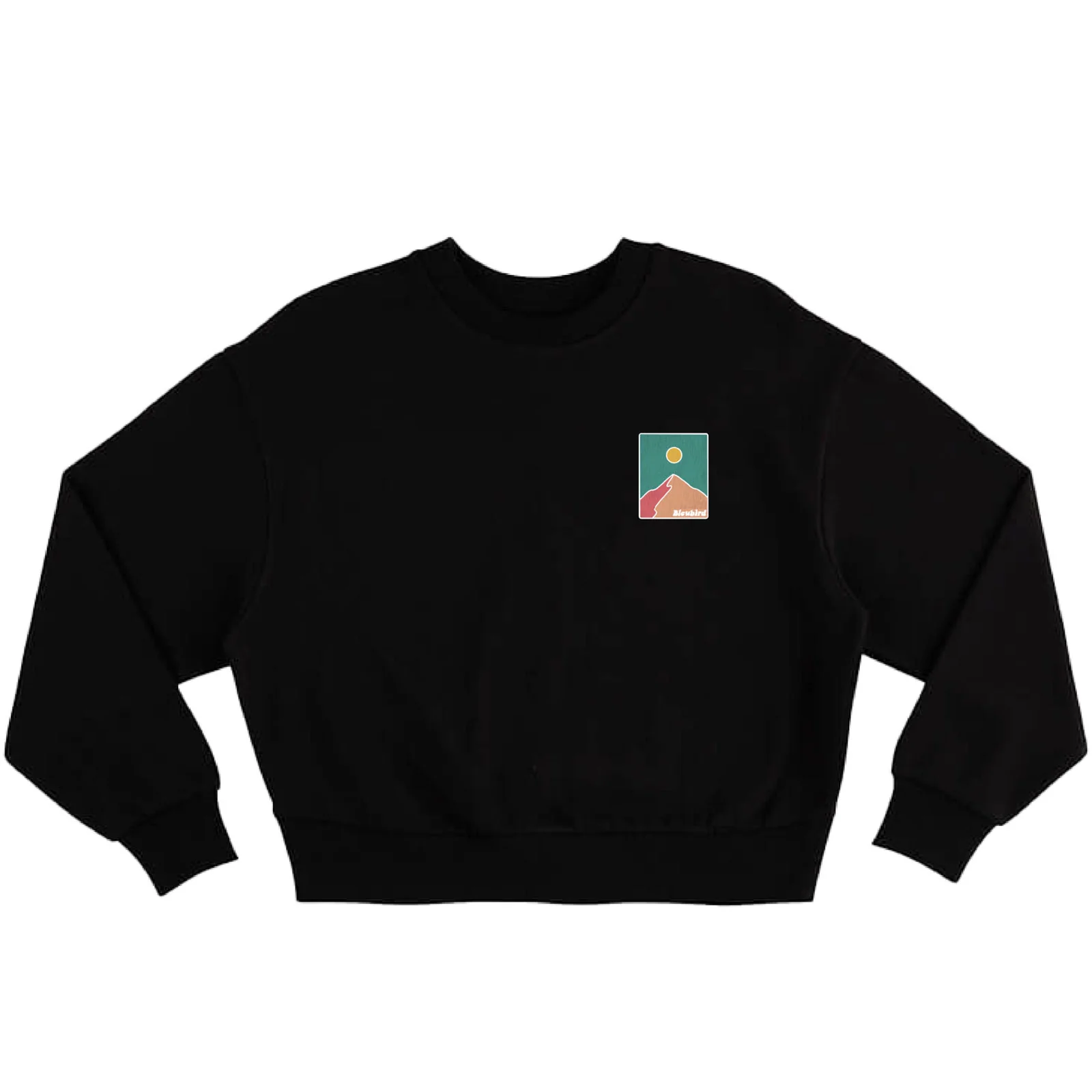 Bleubird Womens Picos Cropped Crew Neck Sweatshirt - Image 4