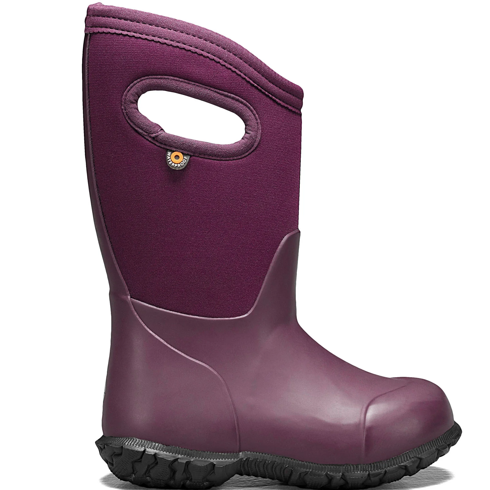BOGS Kids York Solid Waterproof Wellington Boots - Plum - Image 7