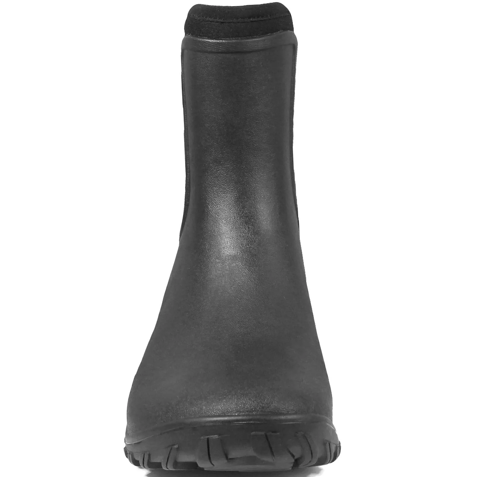BOGS Womens Sauvie Slip On Waterproof Wellington Boots - Black - Image 4