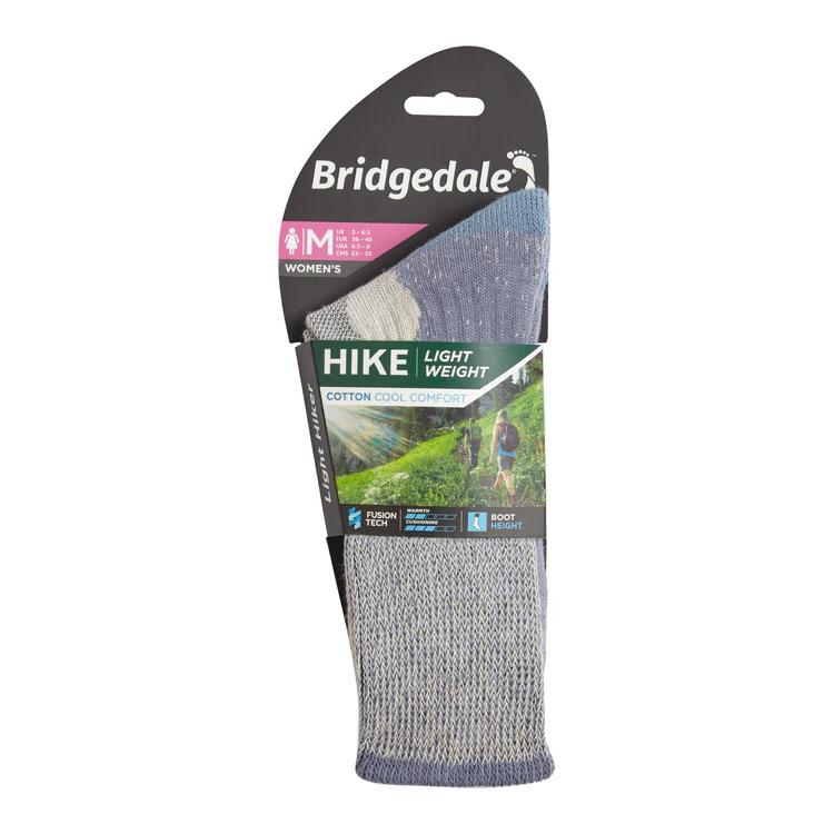 Bridgedale Mens Hike Lightweight Coolmax Comfort Walking Socks - Indigo - Image 22