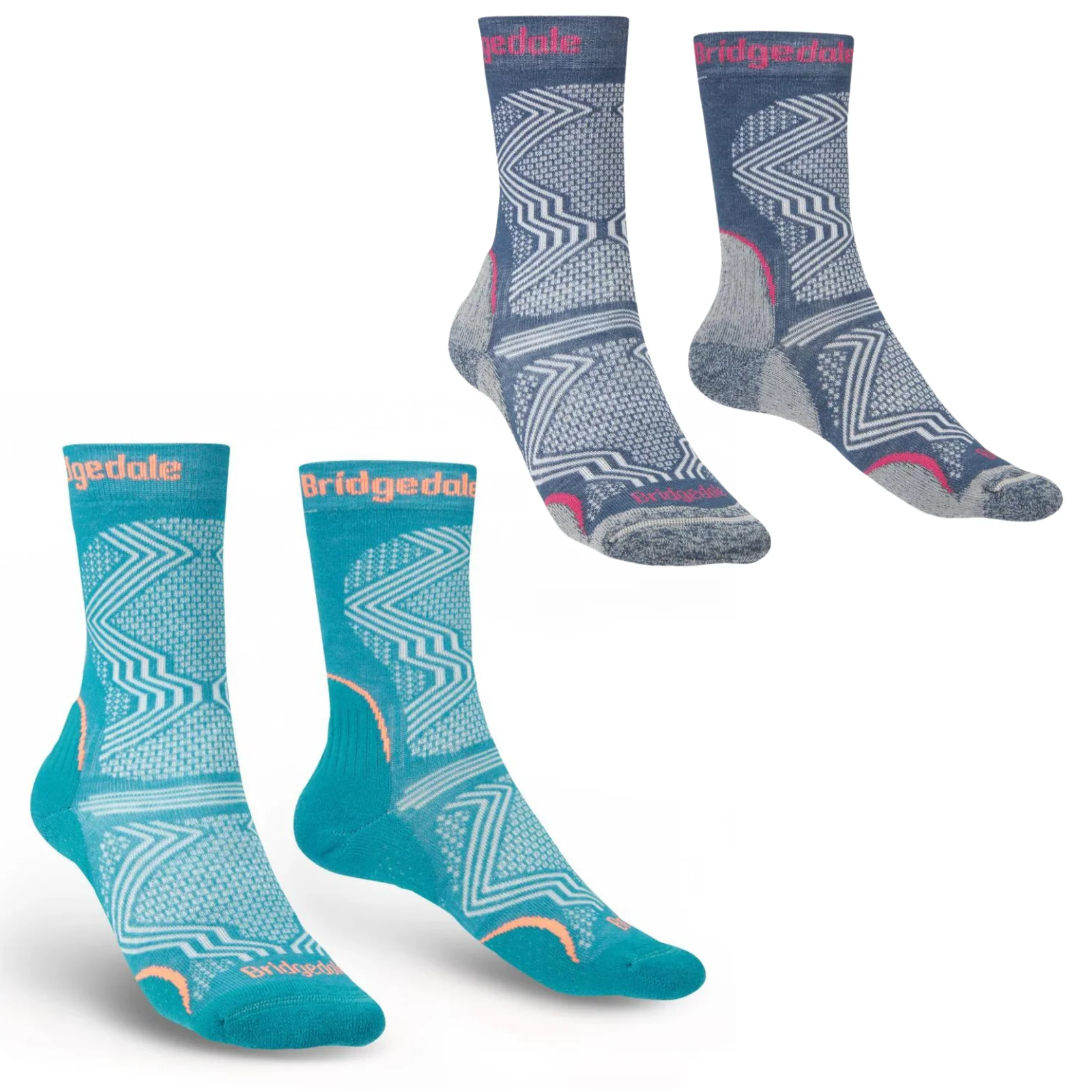Bridgedale Womens Hike Ultralight T2 Coolmax Performance Boot Socks