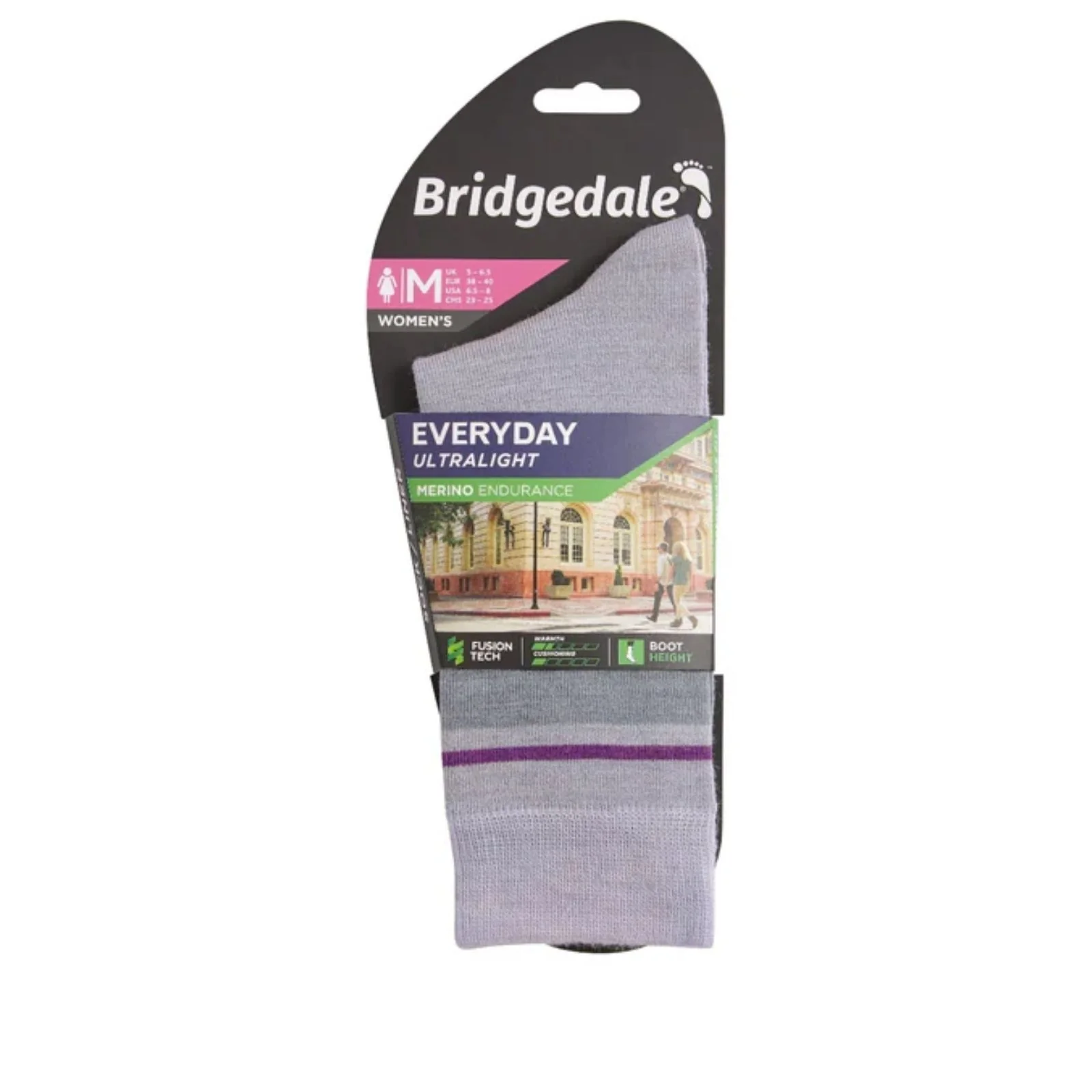 Bridgedale Womens Liner Base Layer Merino Performance Boot Socks - Image 5
