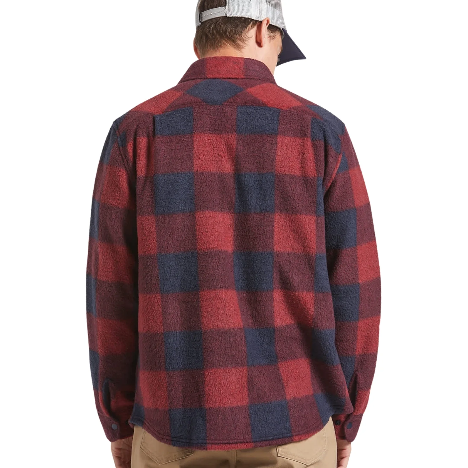 Brixton Mens Bowery Arctic Stretch Button Up Fleece - Image 12