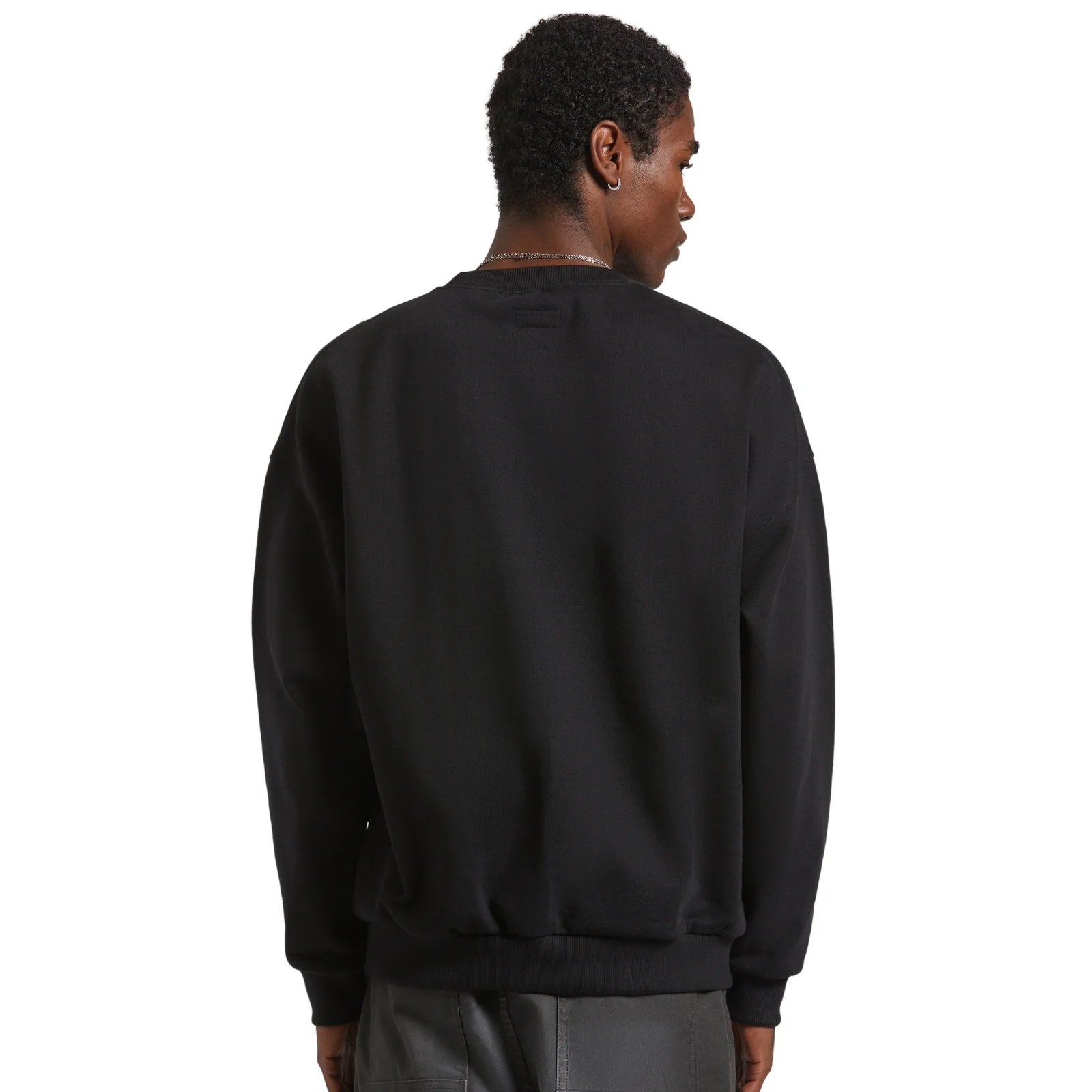 Brixton Mens Embroidered Heavyweight Oversized Crew Sweatshirt - Image 6