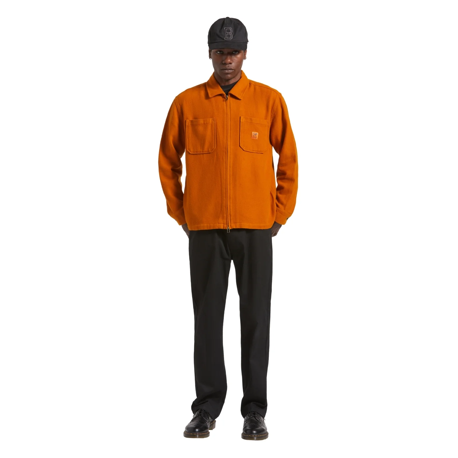 Brixton Mens Union Full Zip Flannel Bomber Jacket - Image 8