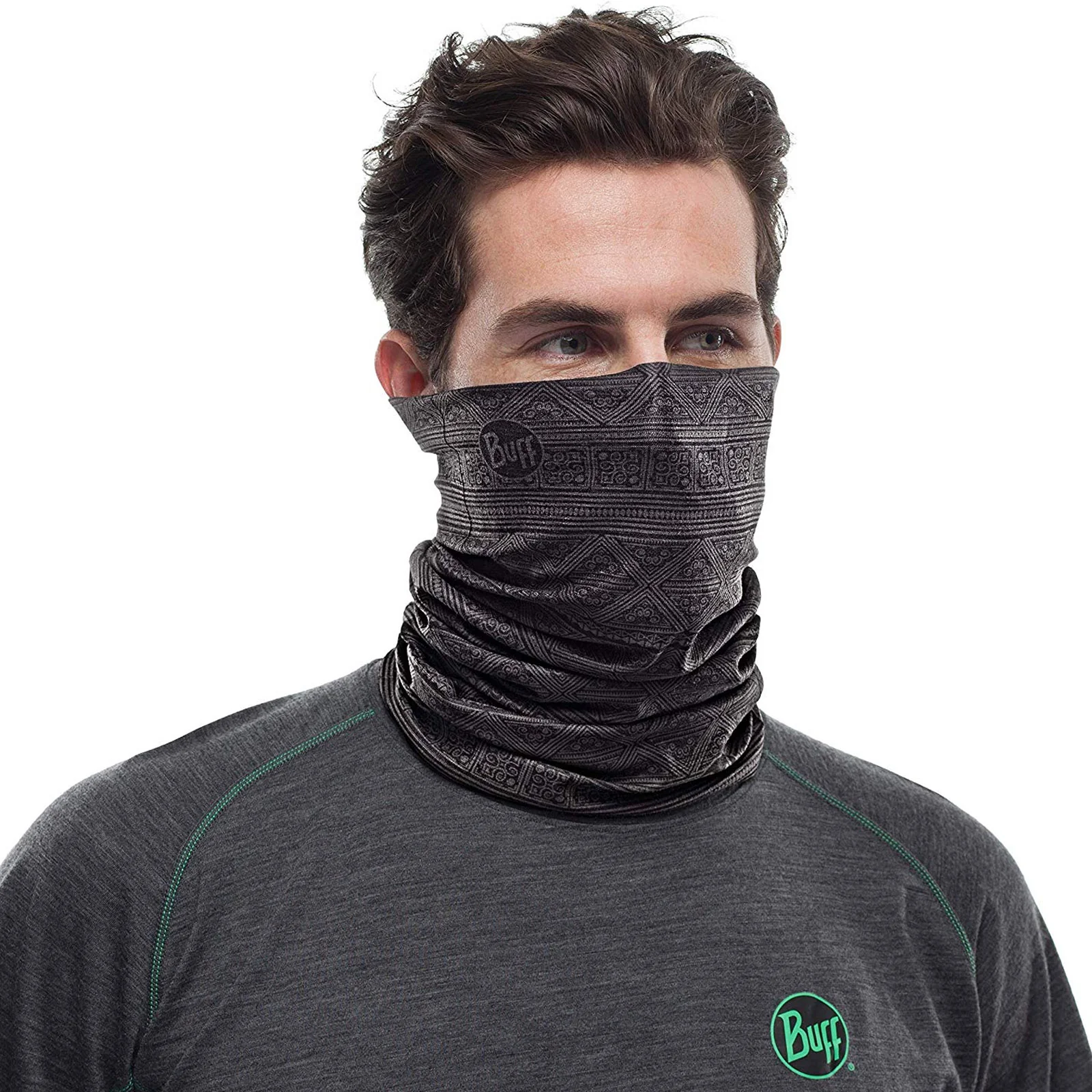 Buff Coolnet UV+ Multifunctional Bandana Tubular - Graphite - Image 2