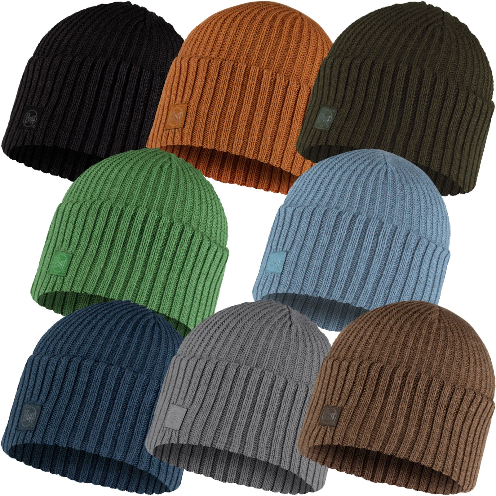 Buff Unisex Knitted Beanie Hat