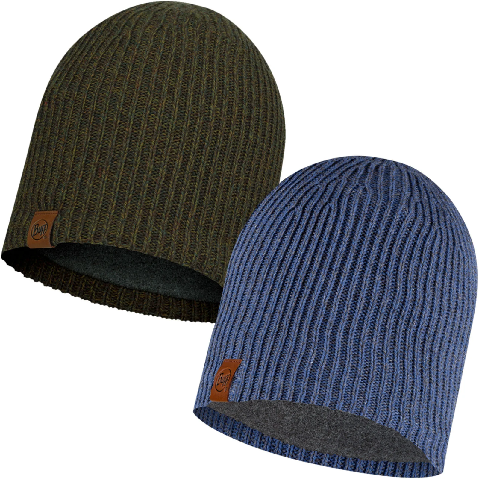 Buff Unisex Knitted Fleece Lined Beanie Hat