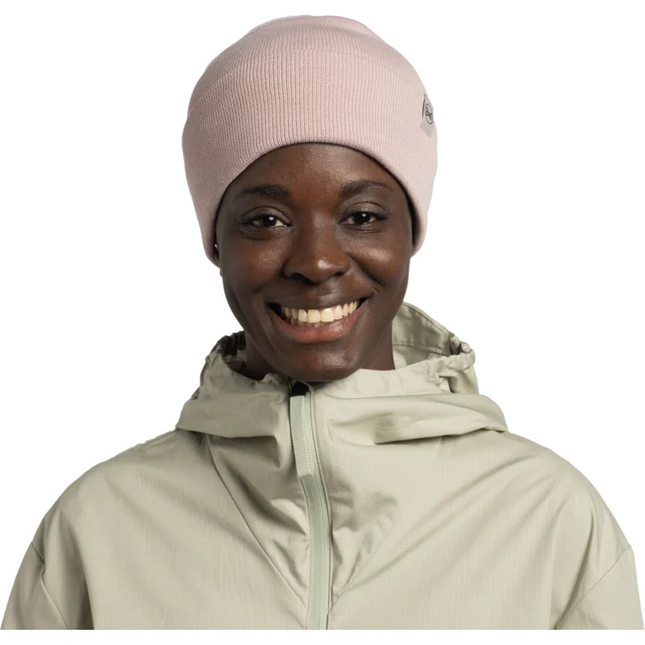 Buff Unisex Lilon Two Layer Circular Knit Beanie - Rosewood - OS - Image 2