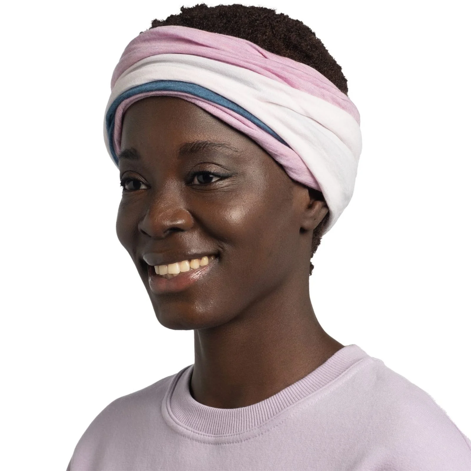 Buff Unisex Merino Wool Colourblock Move Bandana Scarf - Image 34